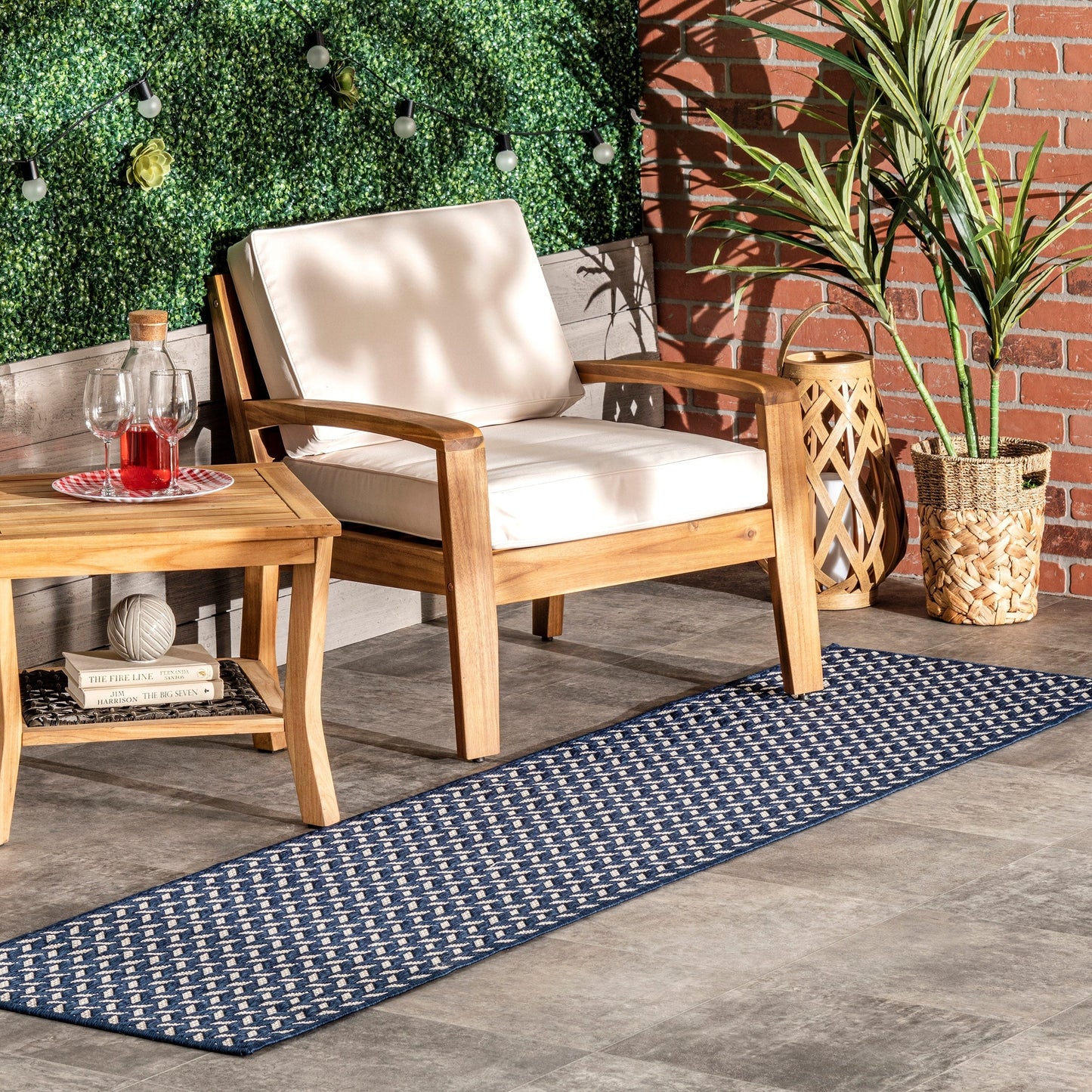 Nuloom Camryn Herringbone Indoor/Outdoor Area Rug