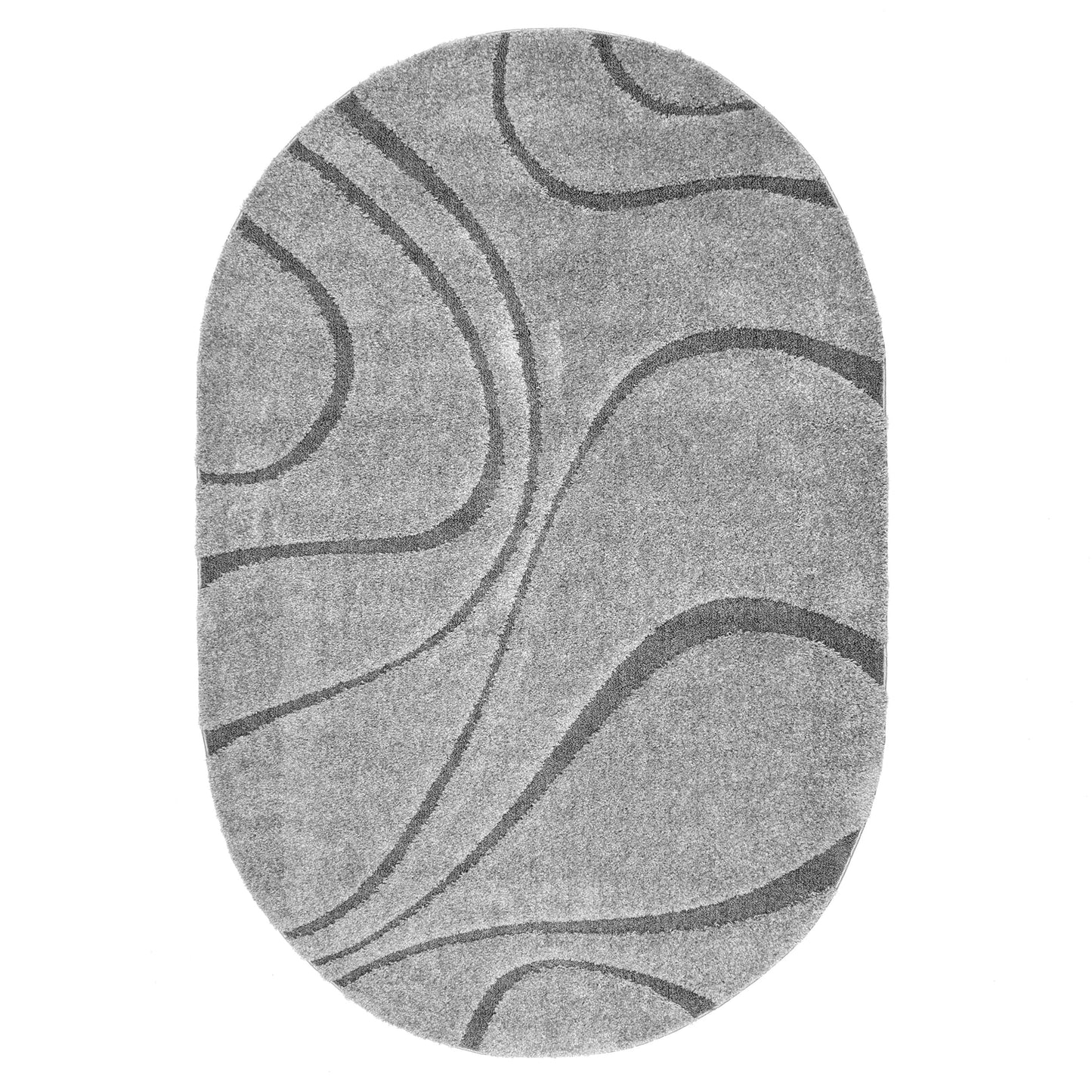 Nuloom Krista Contemporary Swirls Shag Area Rug