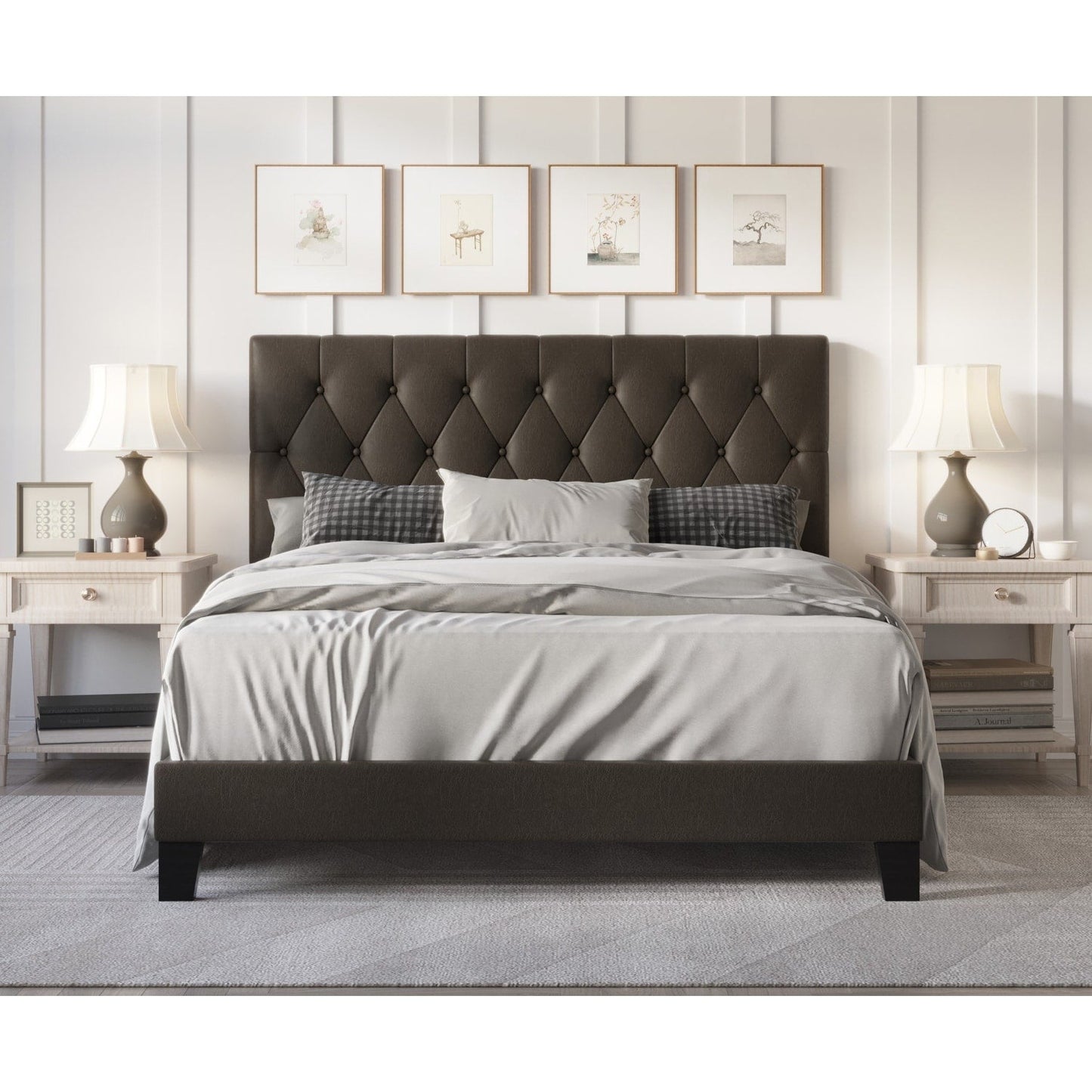Daisy Upholstered Platform Bed