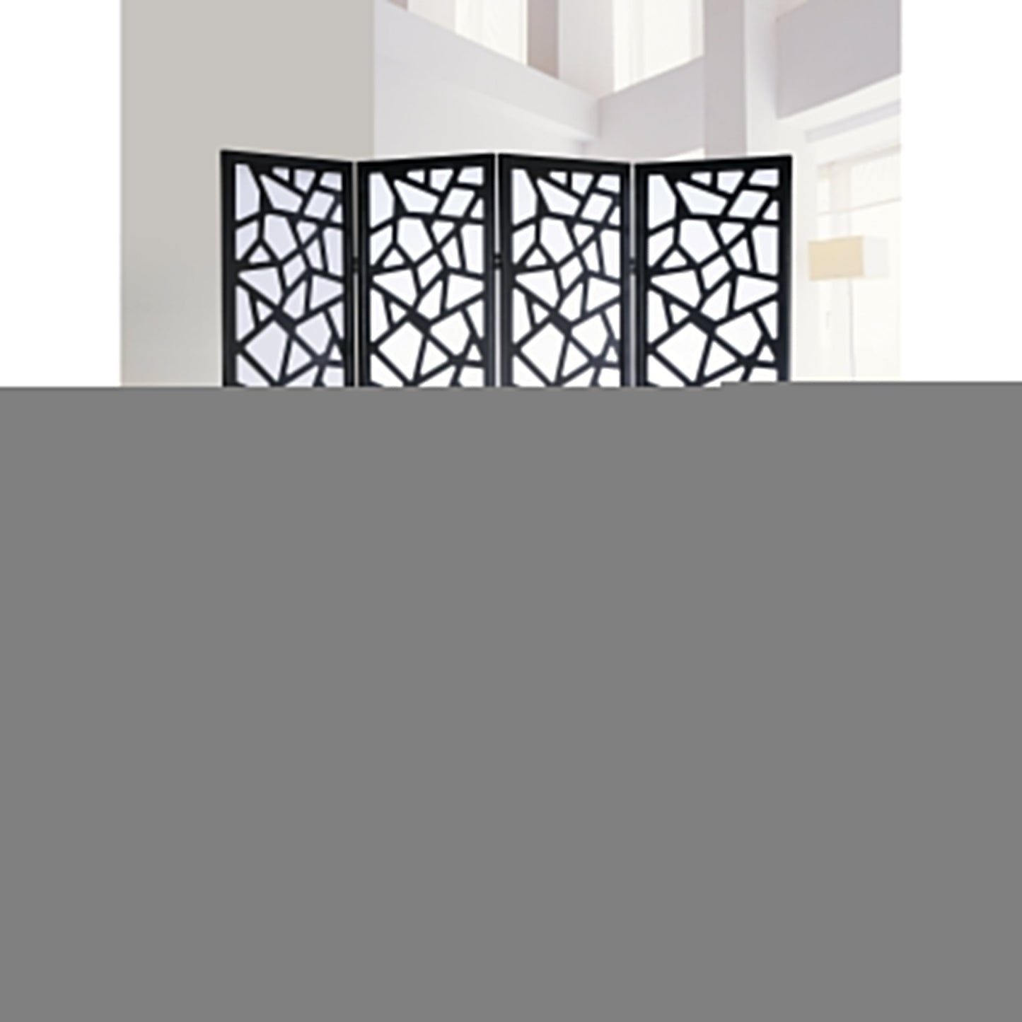 Roundhill Furniture Giyano 4-panel Screen Room Divider