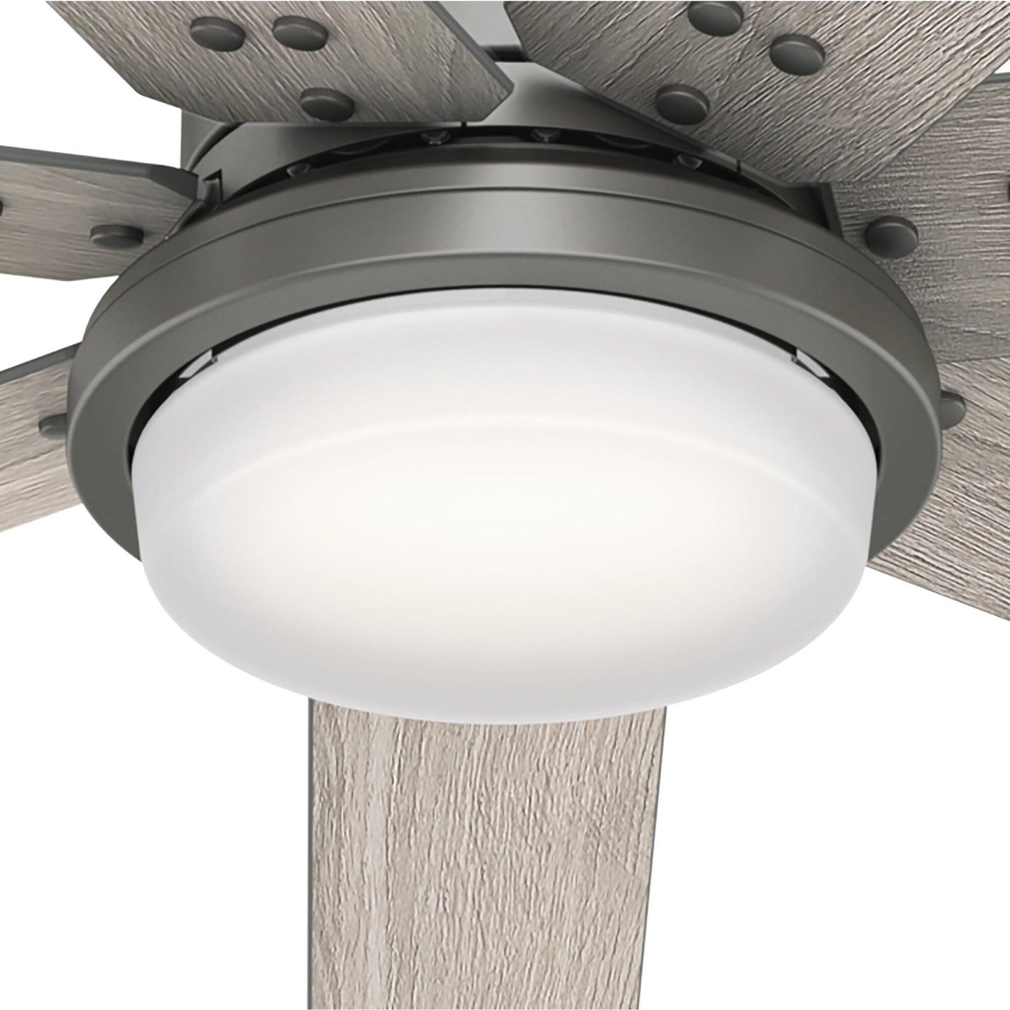 Hunter WiFi Whittington Ceiling Fan with LED Light, Handheld Remote - Windmill - Industrial, Farmhouse, Rustic - SMART FAN!