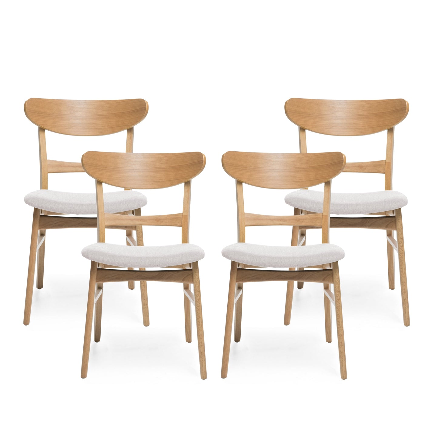 Idalia Mid-century Modern Dining Chairs (Set of 4) by Christopher Knight Home