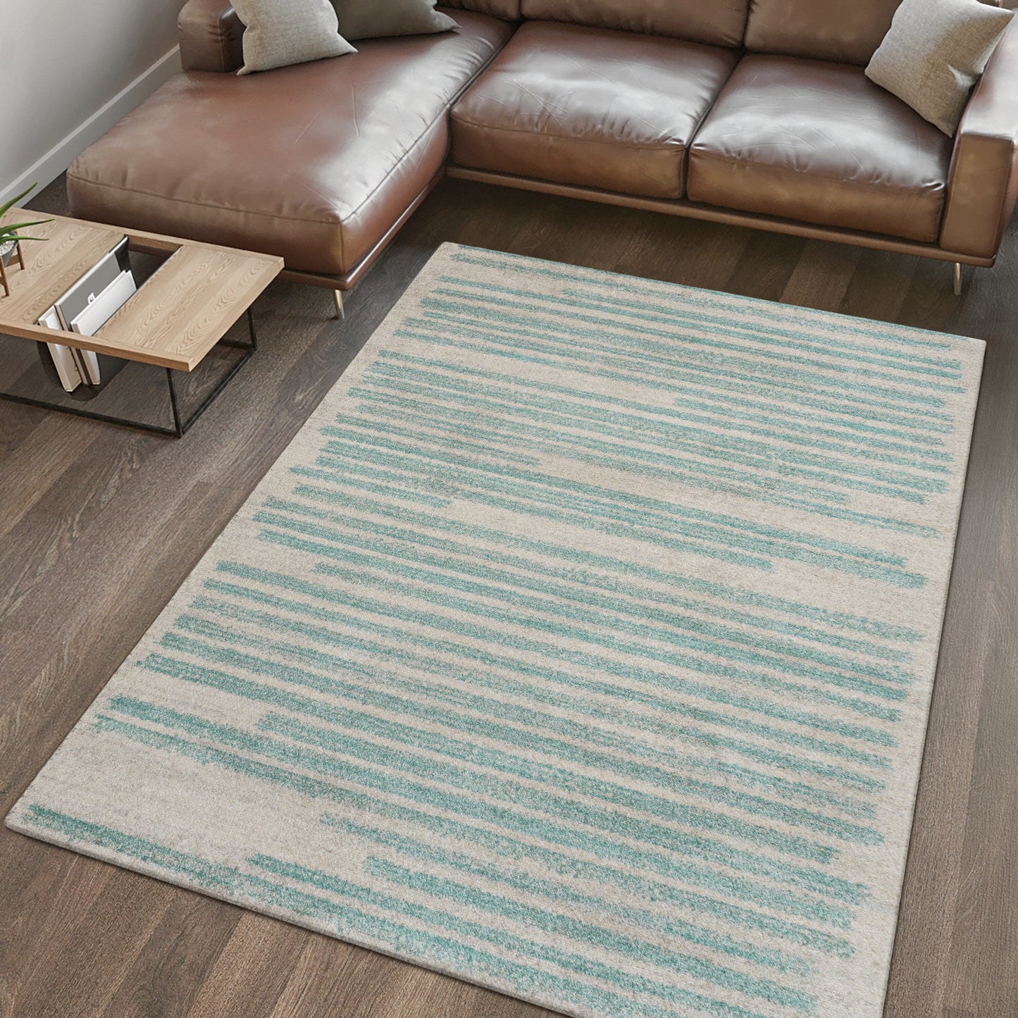 JONATHAN Y Aksil Modern Berber Stripe Area Rug