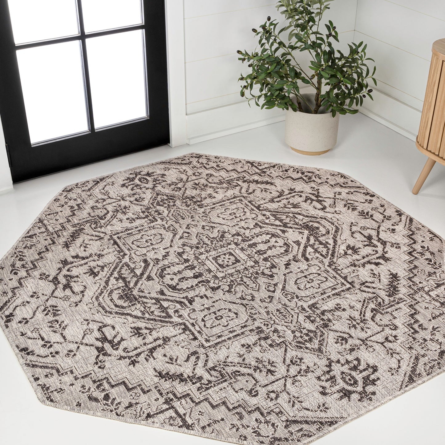 JONATHAN Y Charleston Medallion Indoor/Outdoor Area Rug