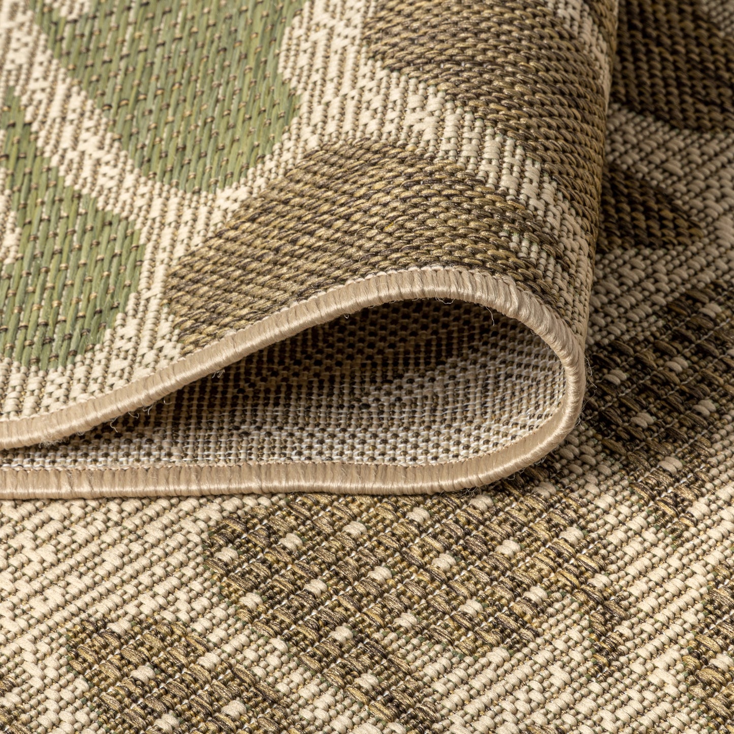 JONATHAN Y Floral Textured Weave Indoor/Outdoor Area Rug