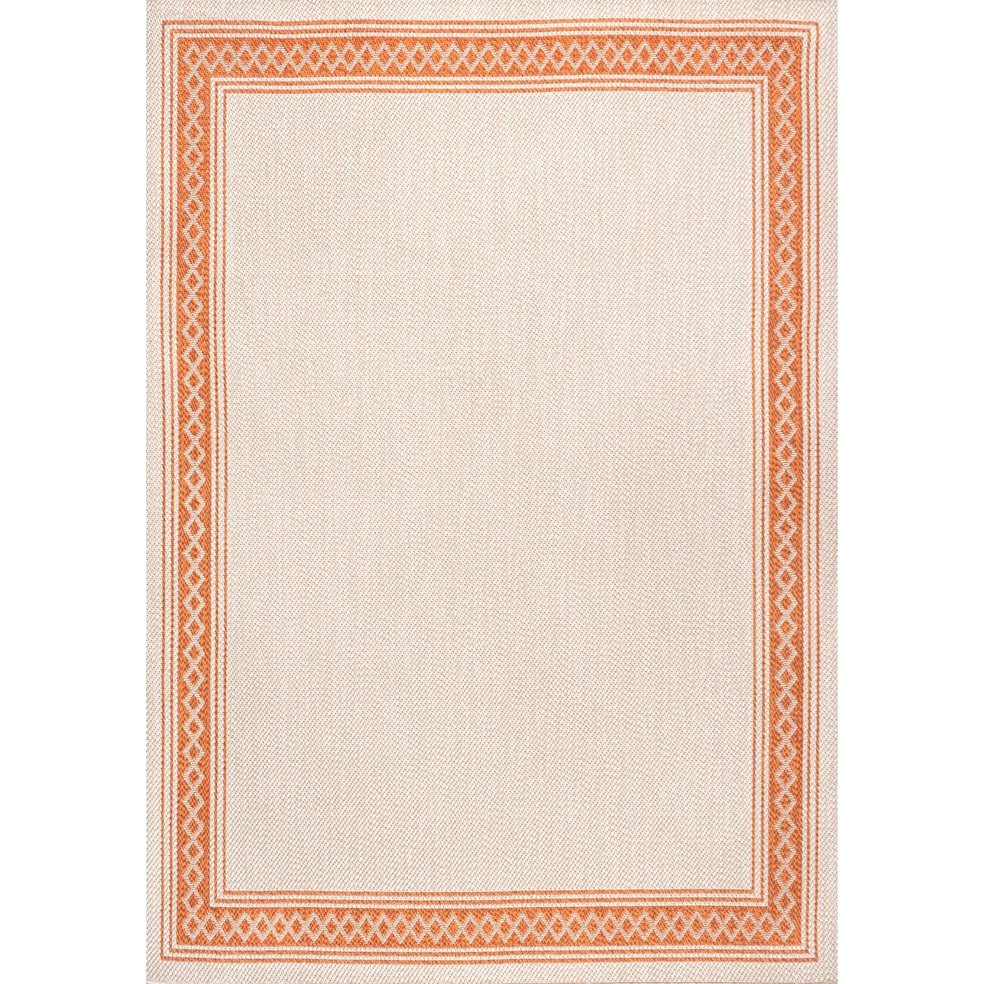 JONATHAN Y Havana Classic Diamond Border Indoor/Outdoor Area Rug