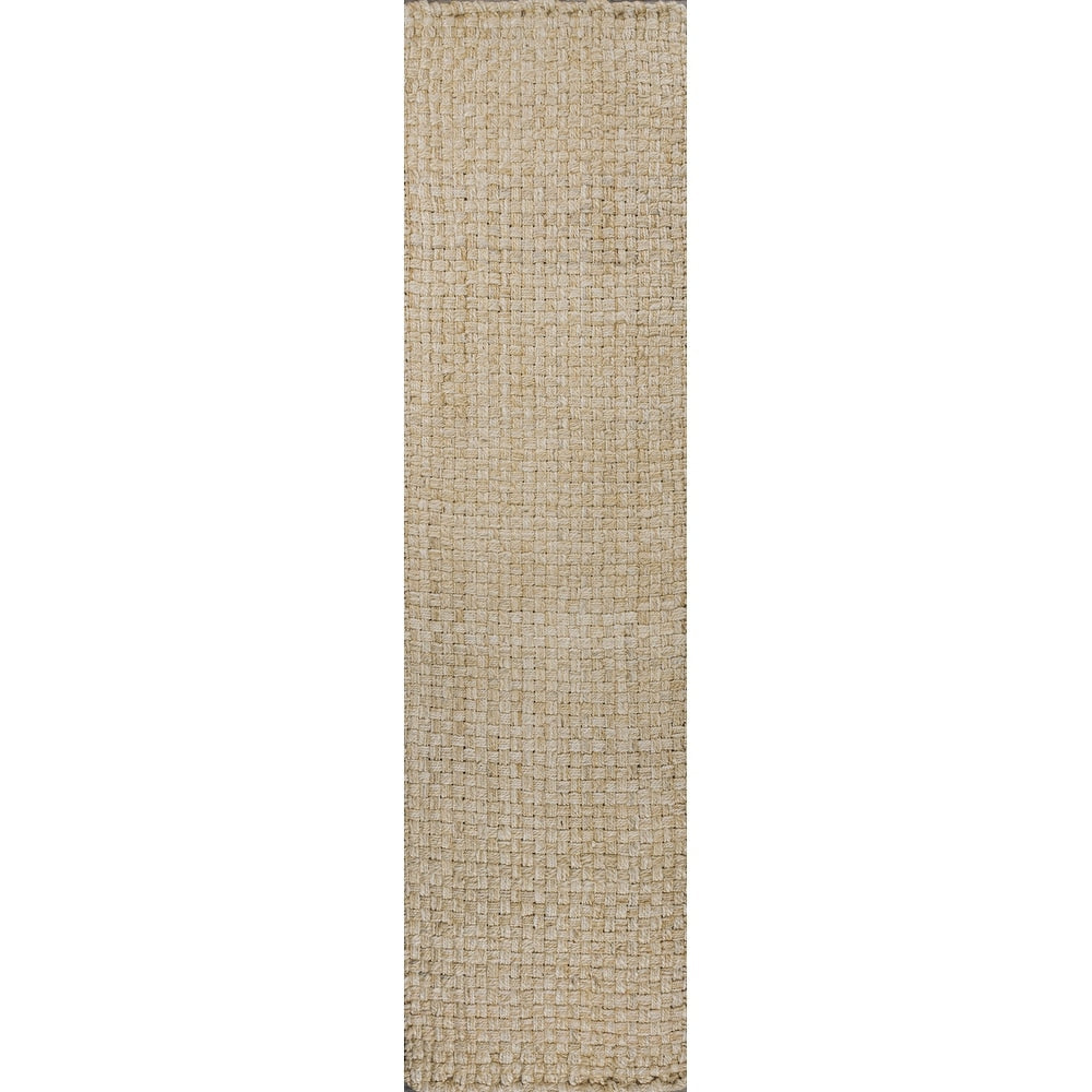 JONATHAN Y Hiro Hand Woven Boucle Chunky Jute Area Rug