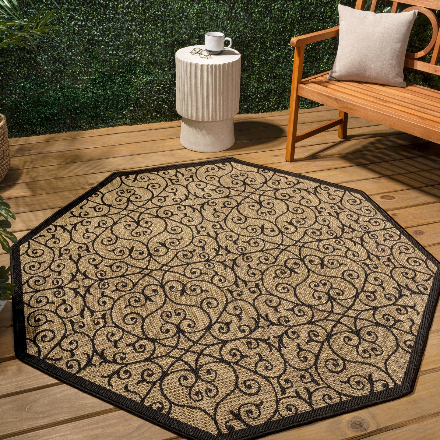 JONATHAN Y Ourika Textured Weave Indoor/Outdoor Area Rug