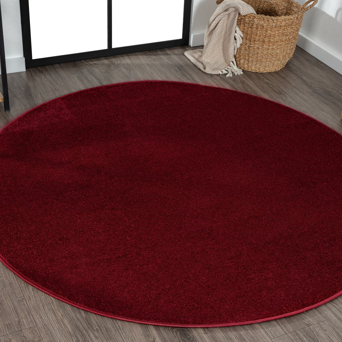 JONATHAN Y Tumbling Solid Low-Pile Area Rug