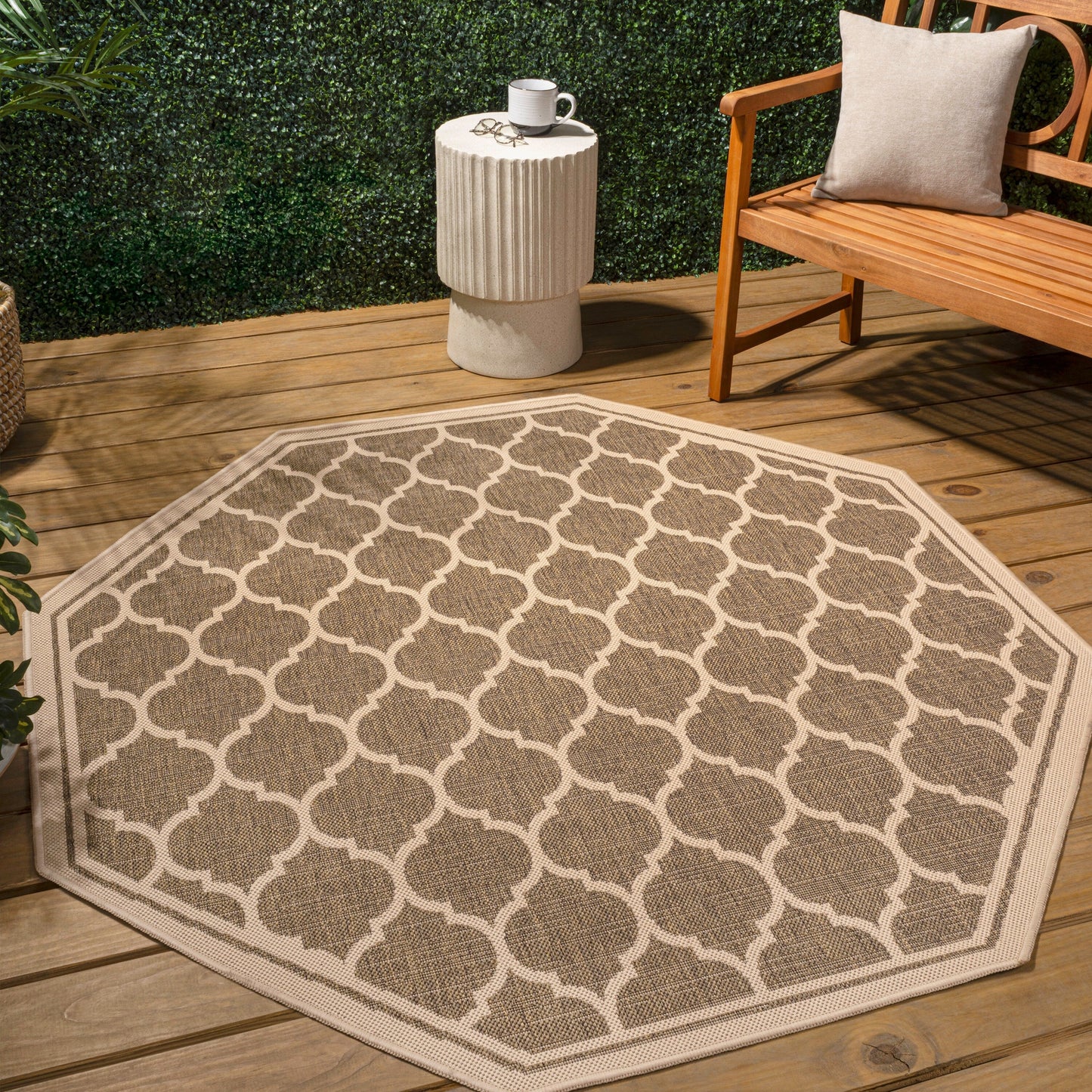 JONATHAN Y Zinnia Textured Weave Indoor/Outdoor Area Rug