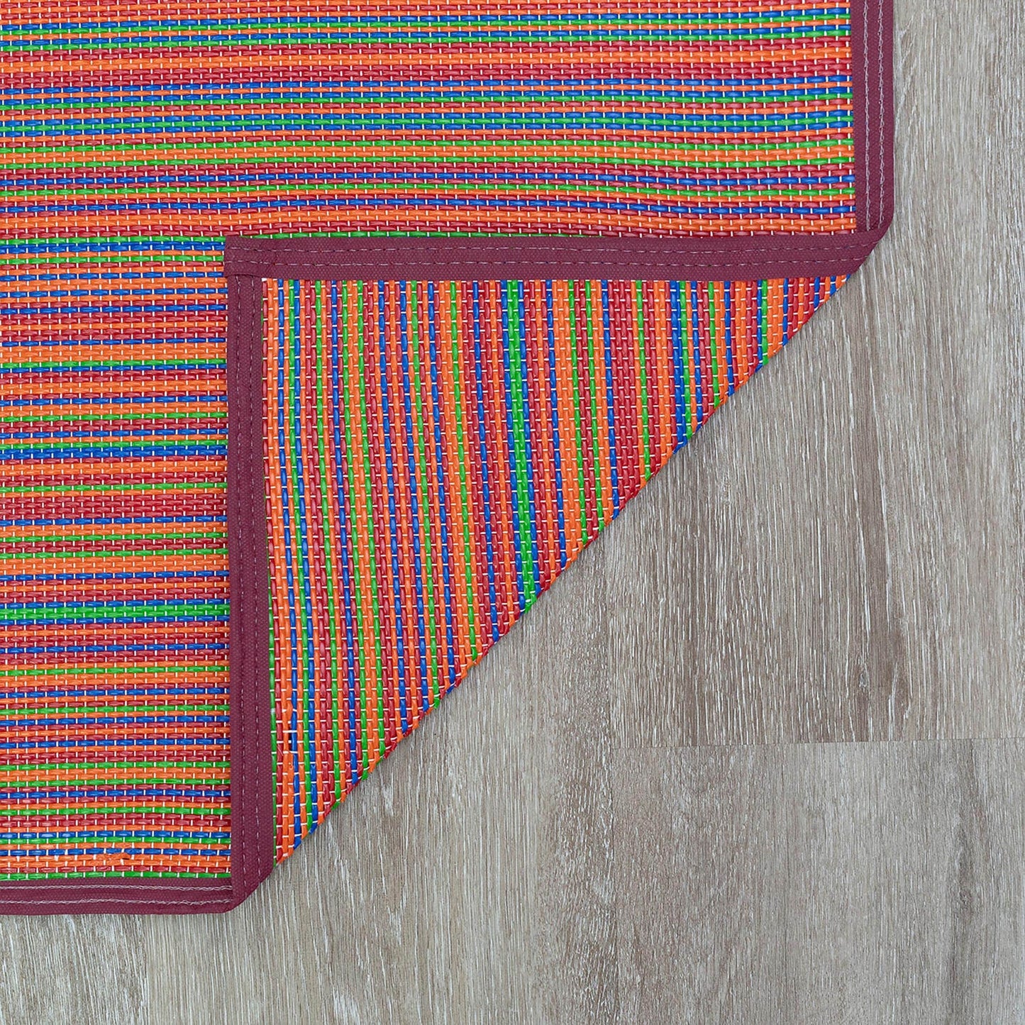 Lalune Beach Stripe Indoor Outdoor Area Rug