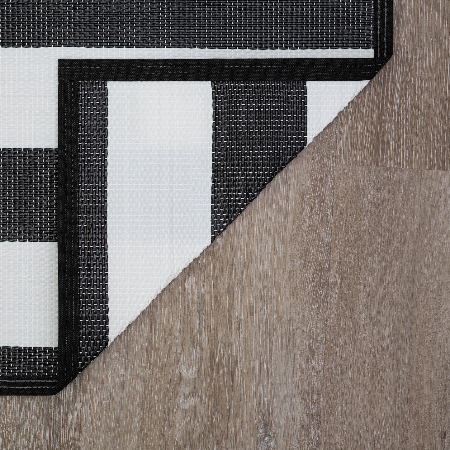 Lalune Beach Stripe Indoor Outdoor Area Rug