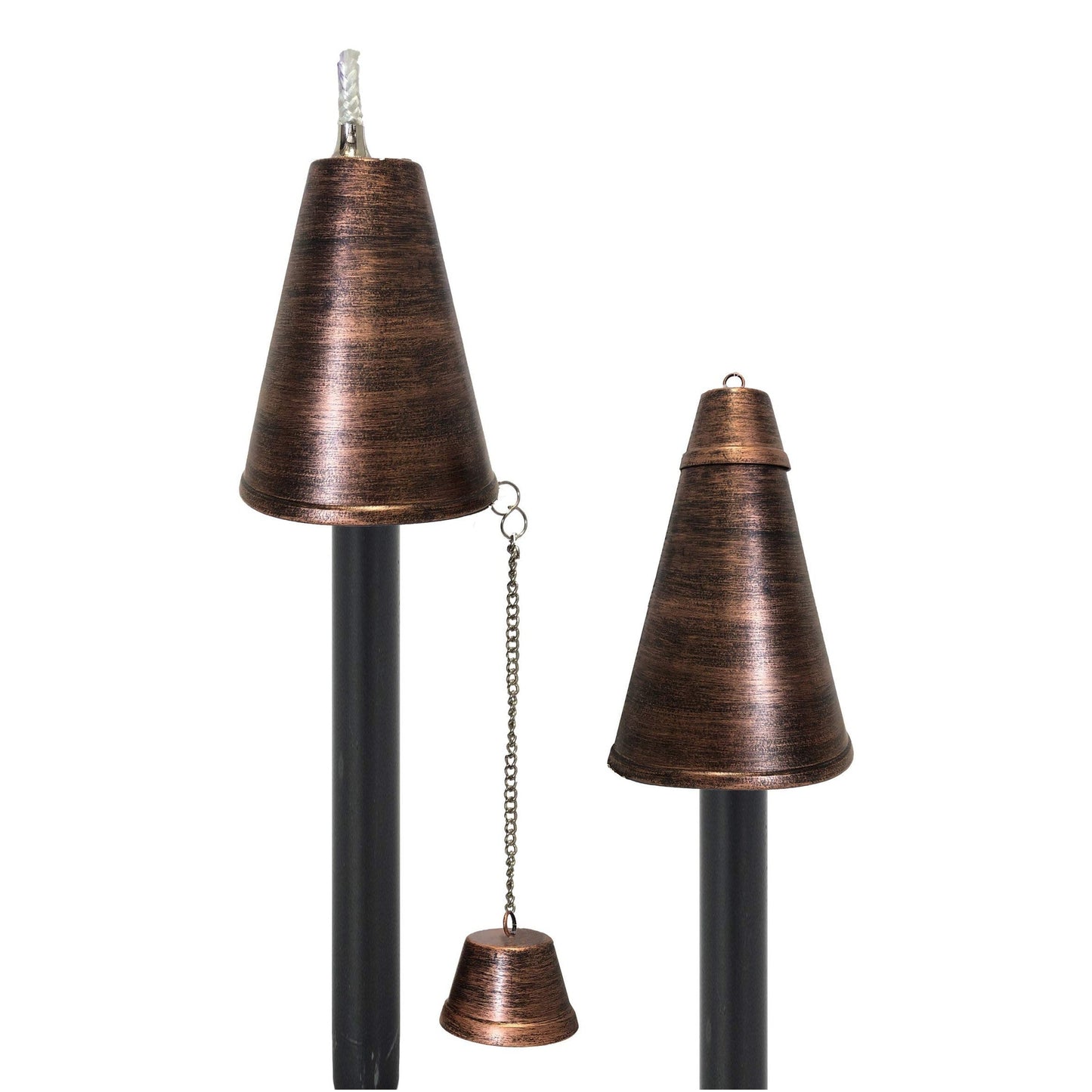 Large Hawaiian Cone Tiki Torch