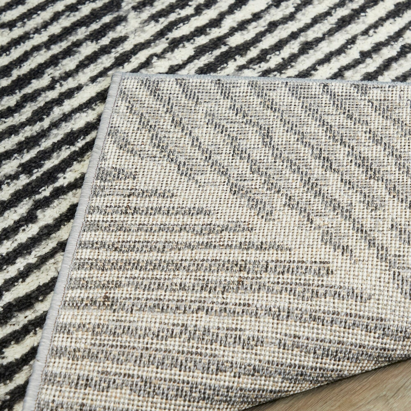 Larsen Modern Varied Stripes Area Rug