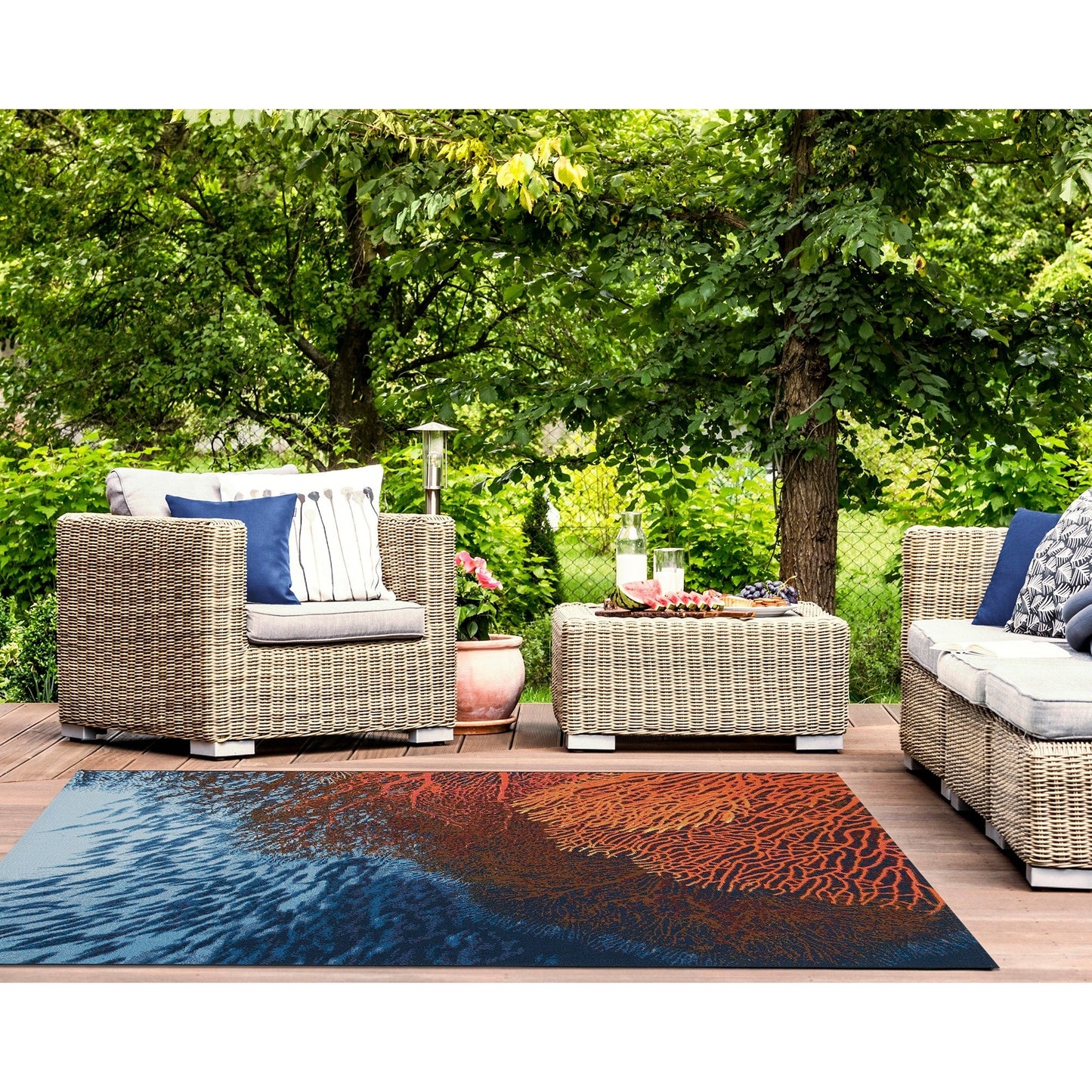 Liora Manne Marina Coral Indoor/Outdoor Rug