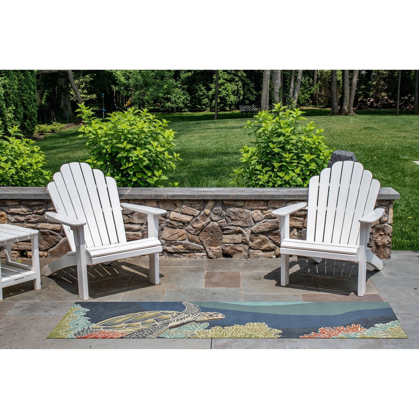 Liora Manne Ravella Akumal Indoor/Outdoor Rug Ocean