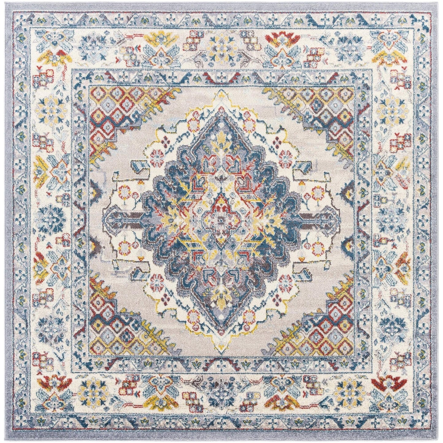 Livabliss Ankara Updated Traditional Medallion Area Rug