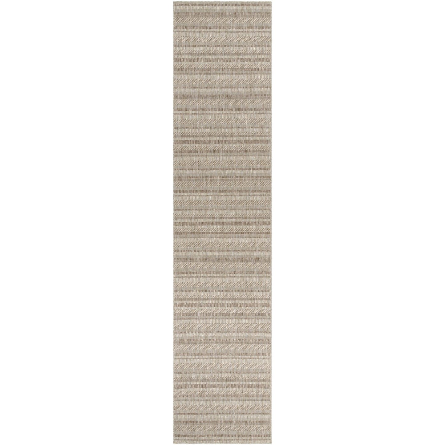 Livabliss Eagean Bohemian Stripe Outdoor Area Rug