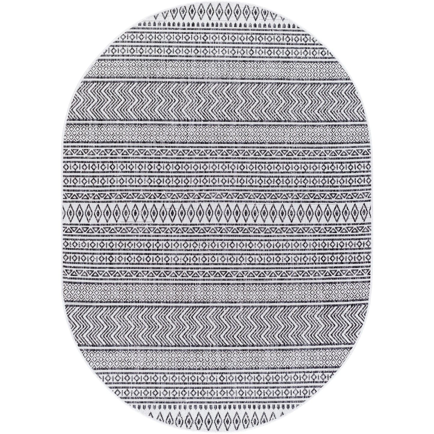 Livabliss Eagean Bohemian Tribal Outdoor Area Rug