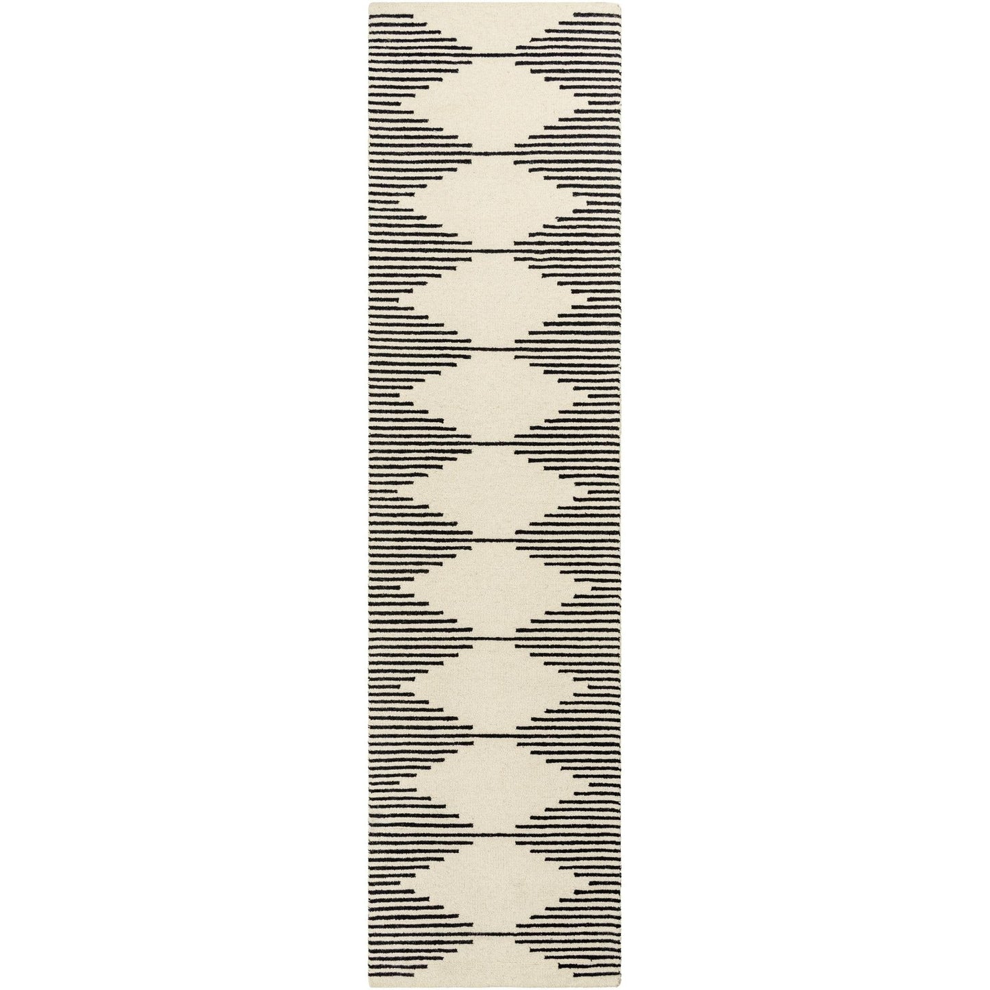 Livabliss Granada Minimalist Diamond Hand Tufted Area Rug