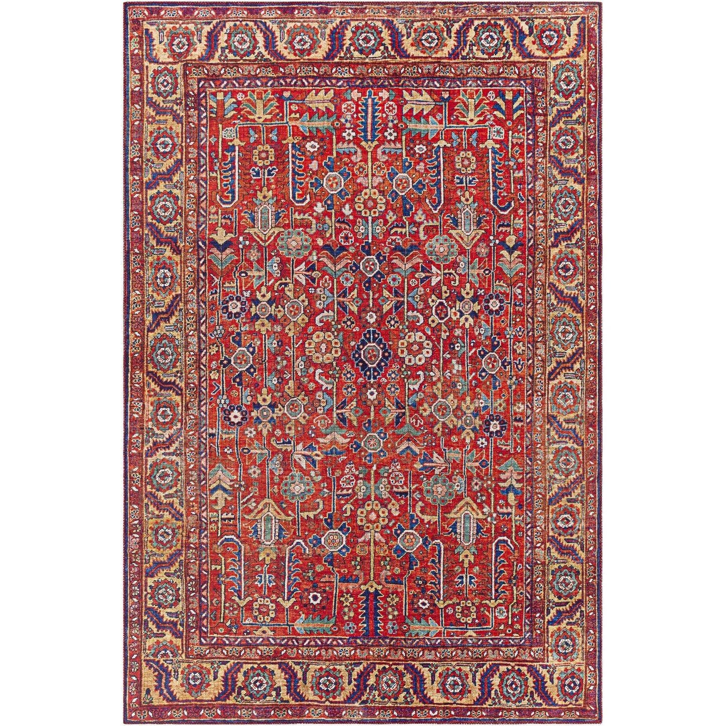 Livabliss Iris Updated Traditional Floral & Botanical Area Rug
