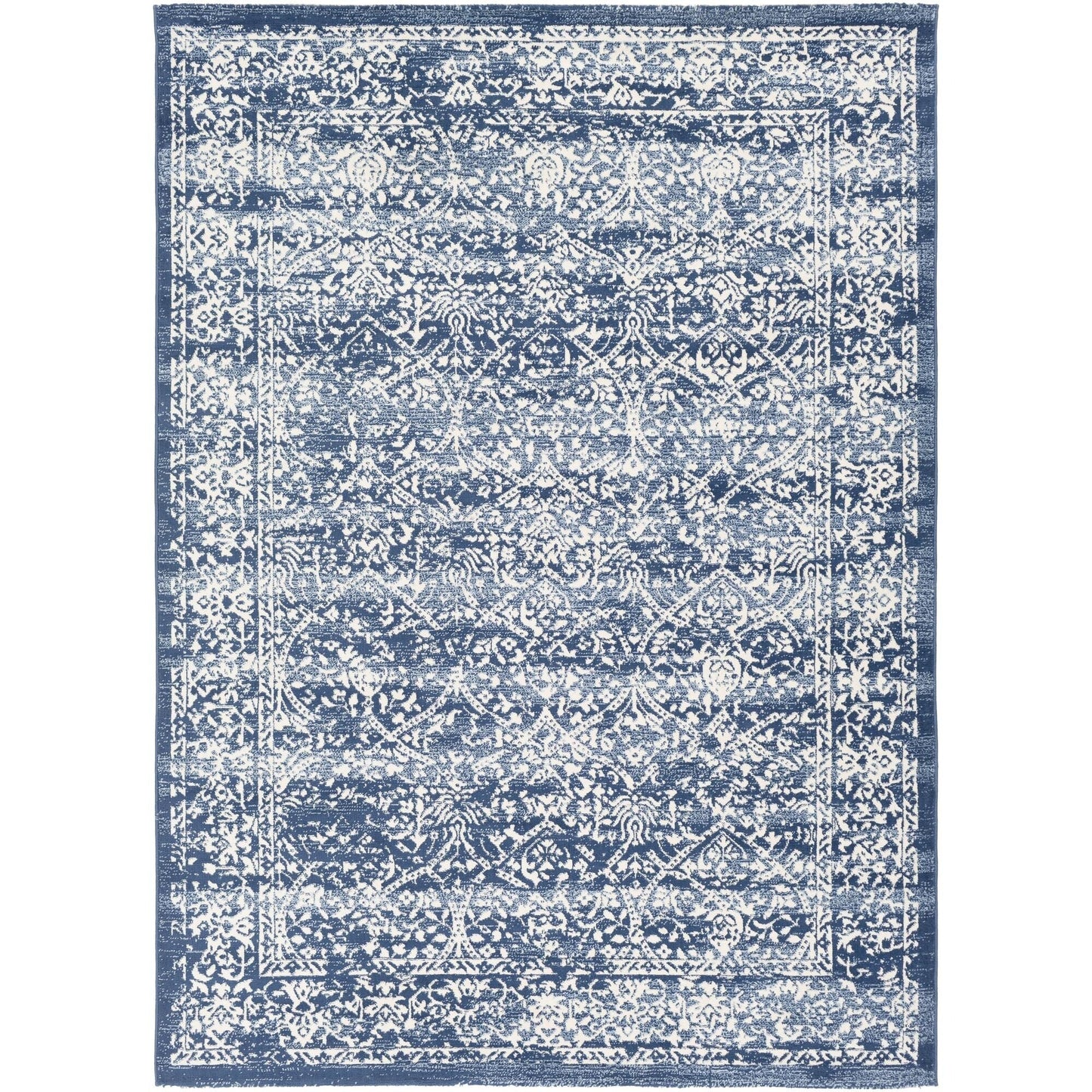 Livabliss Roma Distressed Medallion Area Rug