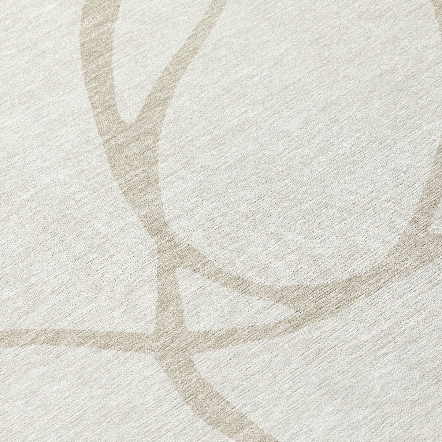 Machine Washable Indoor/ Outdoor Abstract Modern Chantille Rug