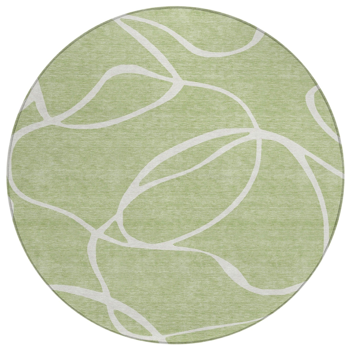 Machine Washable Indoor/ Outdoor Abstract Modern Chantille Rug