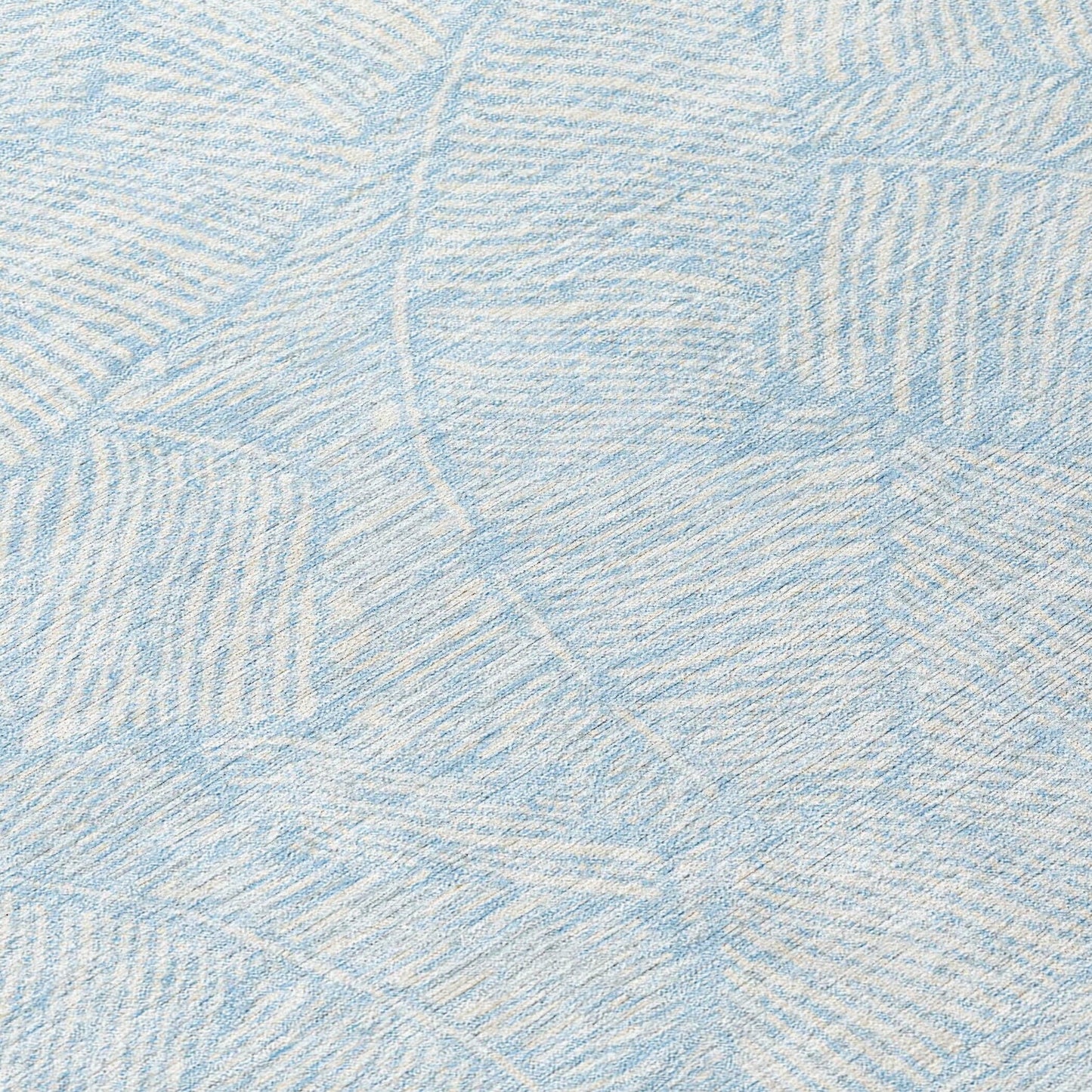 Machine Washable Indoor/ Outdoor Chantille Tropical Palm Rug