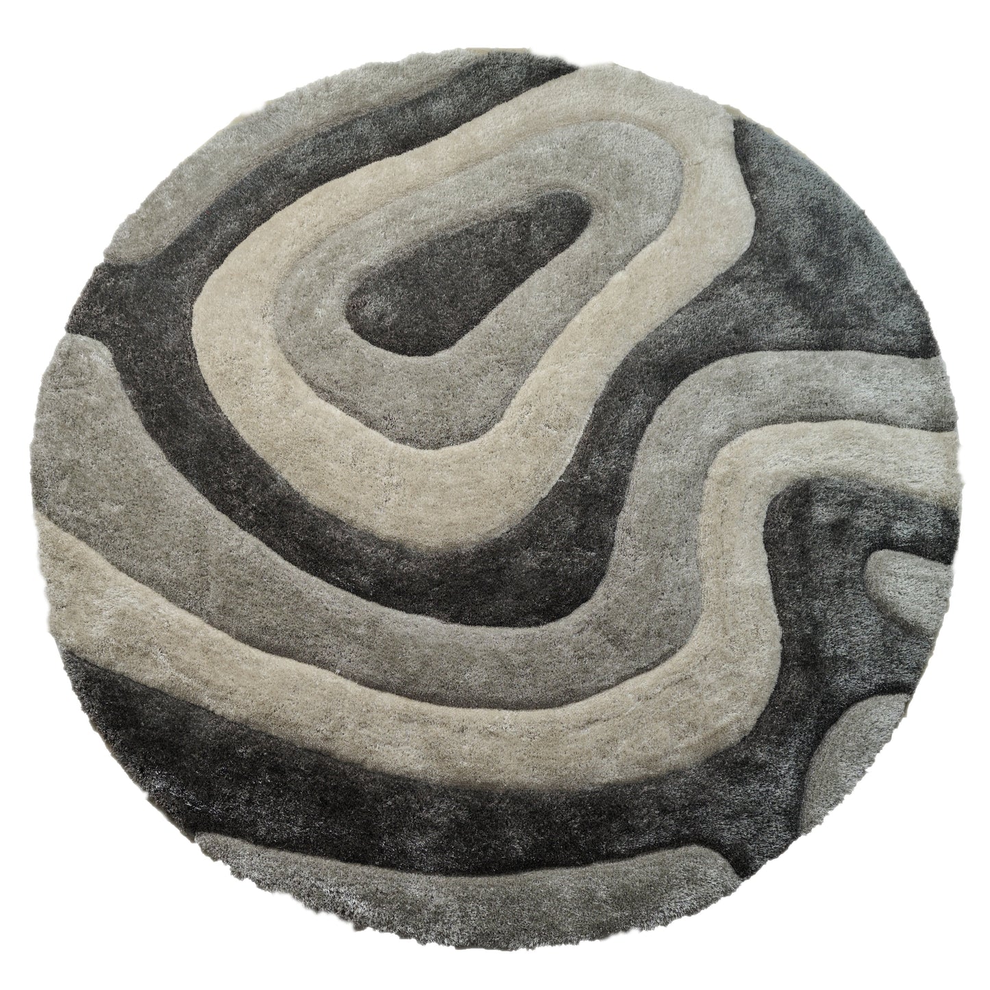 Mateos Shag Abstract Designed Area Rug