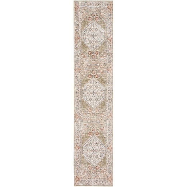 Nourison Abby Machine Washable Indoor only Persian Distressed Area Rug