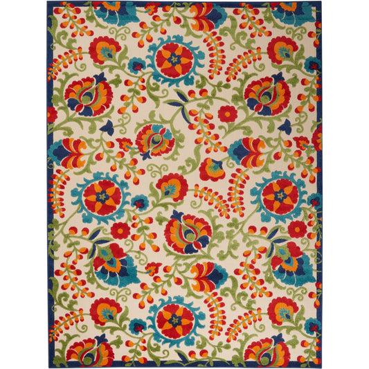 Nourison Alice Indoor/Outdoor Floral Area Rug