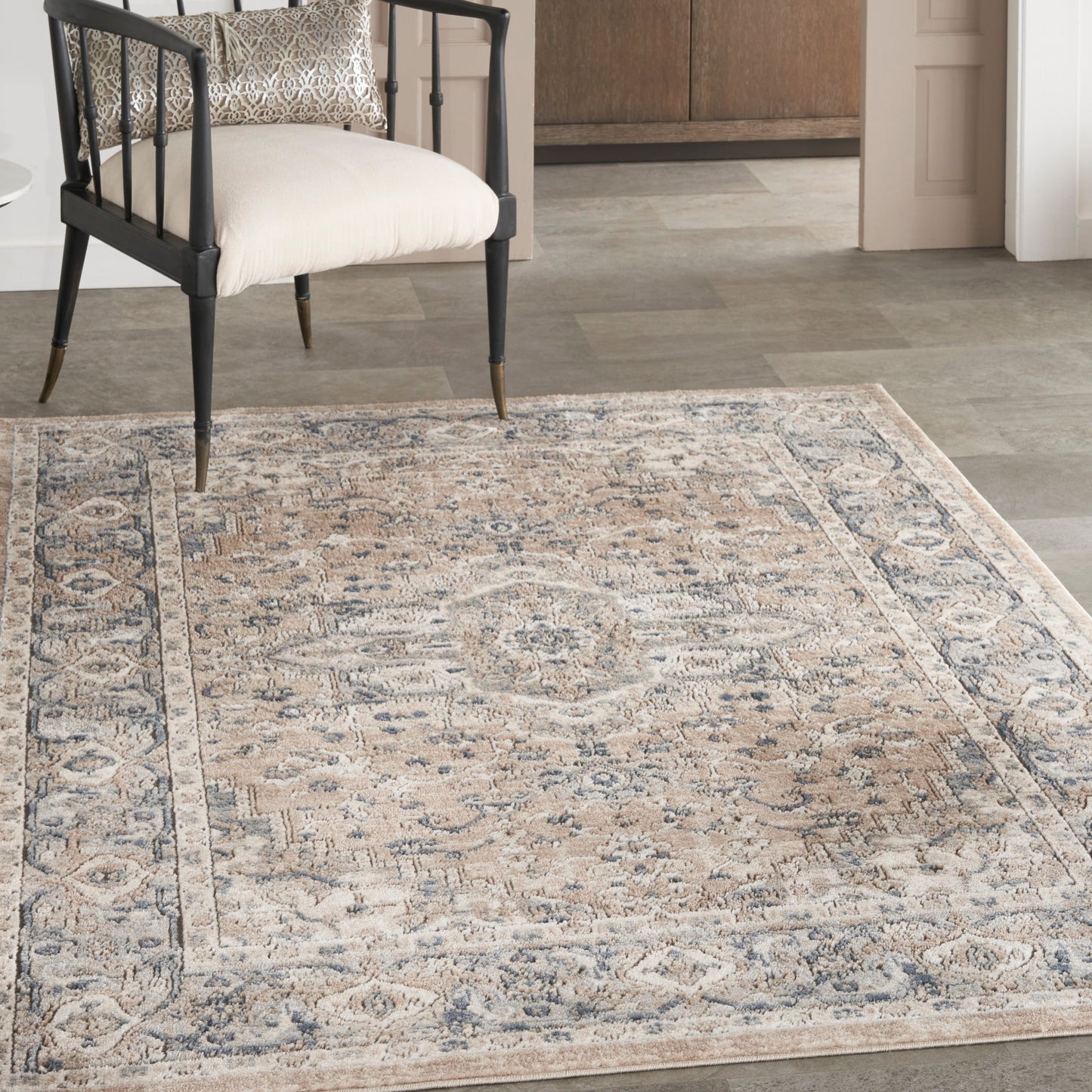 Nourison Concerto Classic Persian Medallion Area Rug.