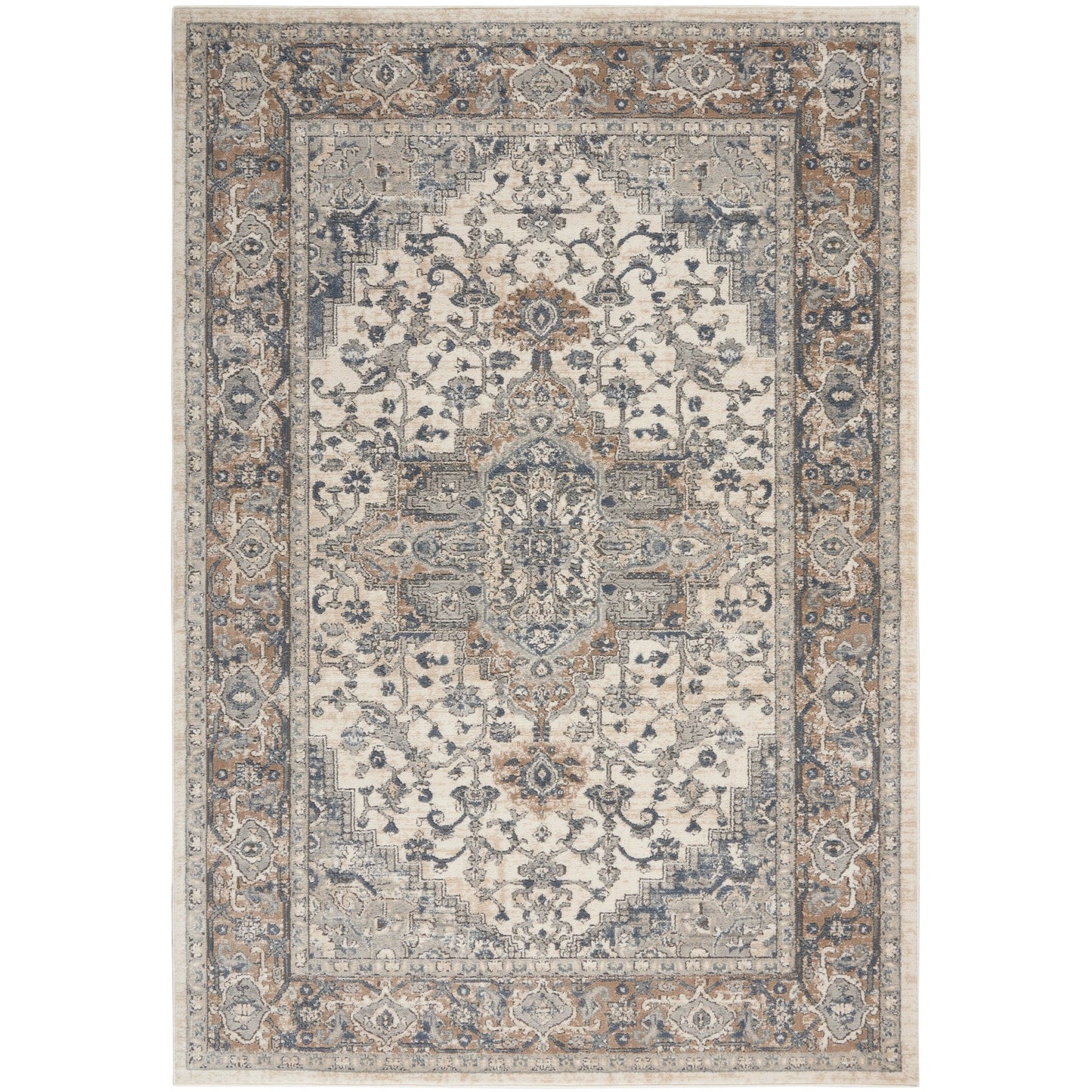 Nourison Concerto Classic Persian Medallion Area Rug.