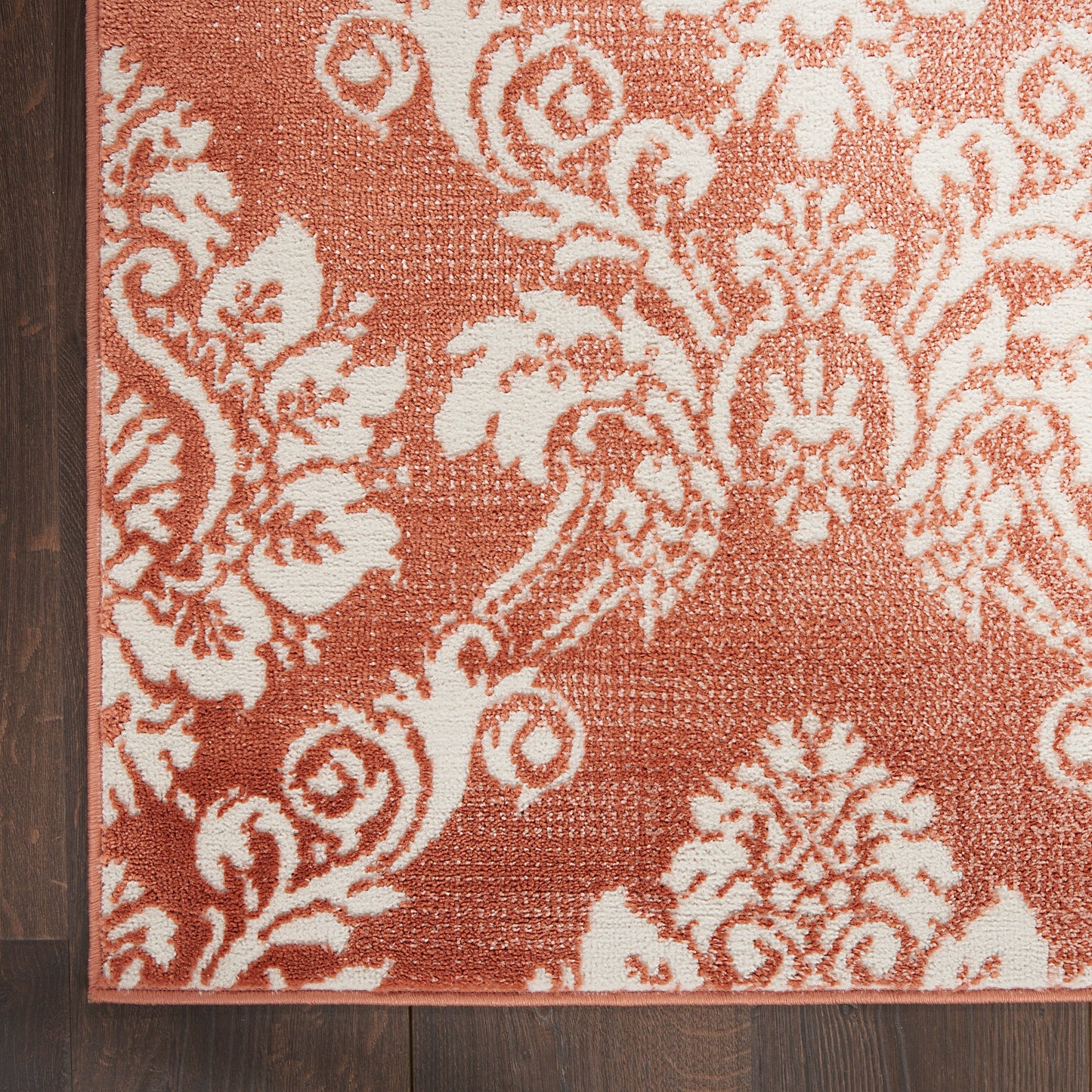 Nourison Elation Damask Pattern French Country Area Rug