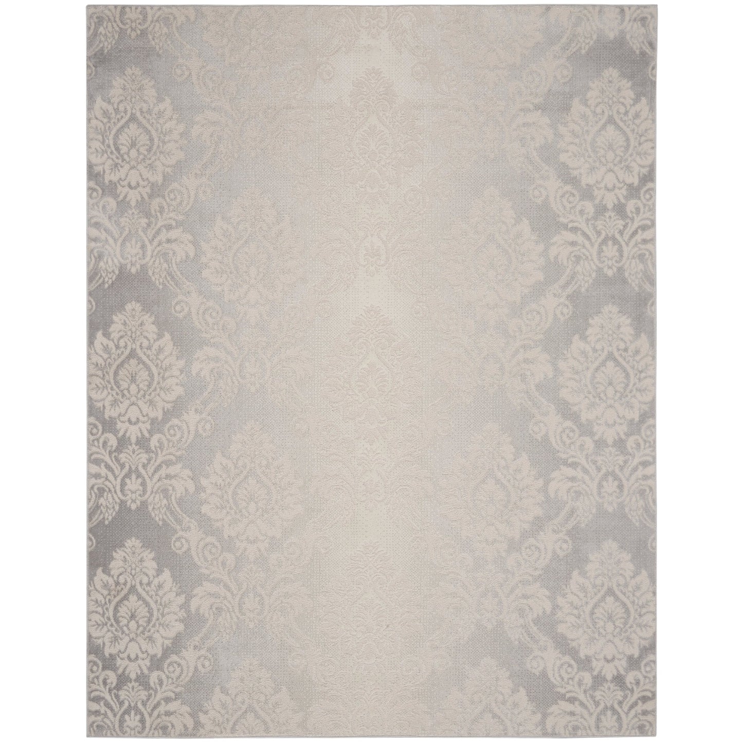 Nourison Elation Damask Pattern French Country Area Rug