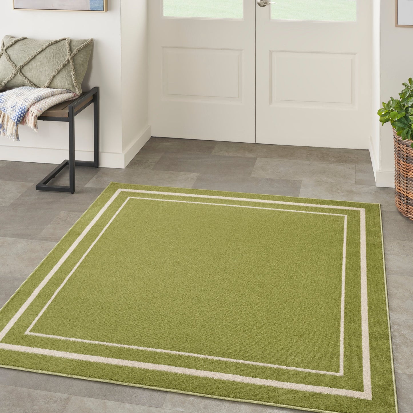 Nourison Essentials Indoor/Outdoor Solid Area Rug