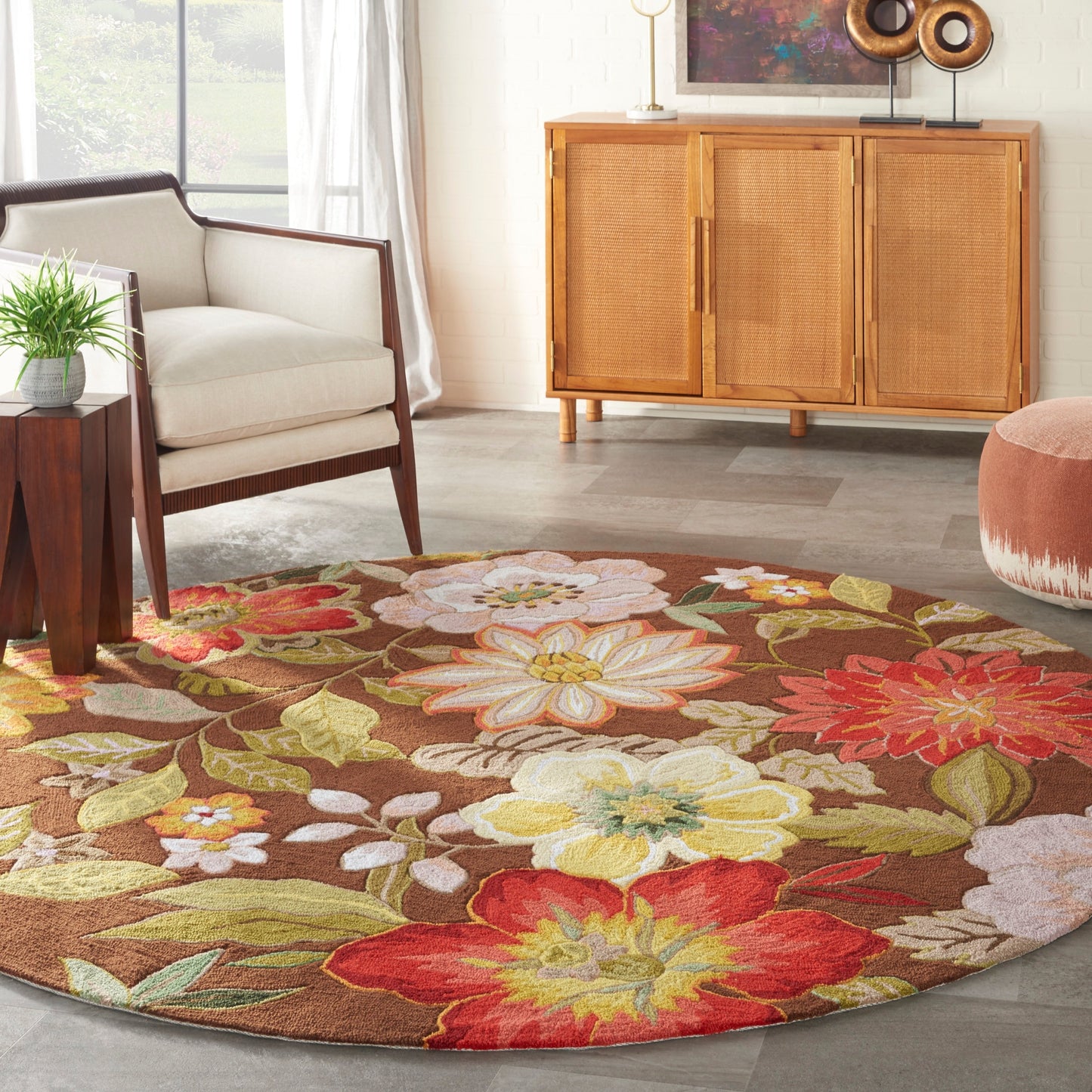 Nourison Fantasy Floral Wildflowers Area Rug