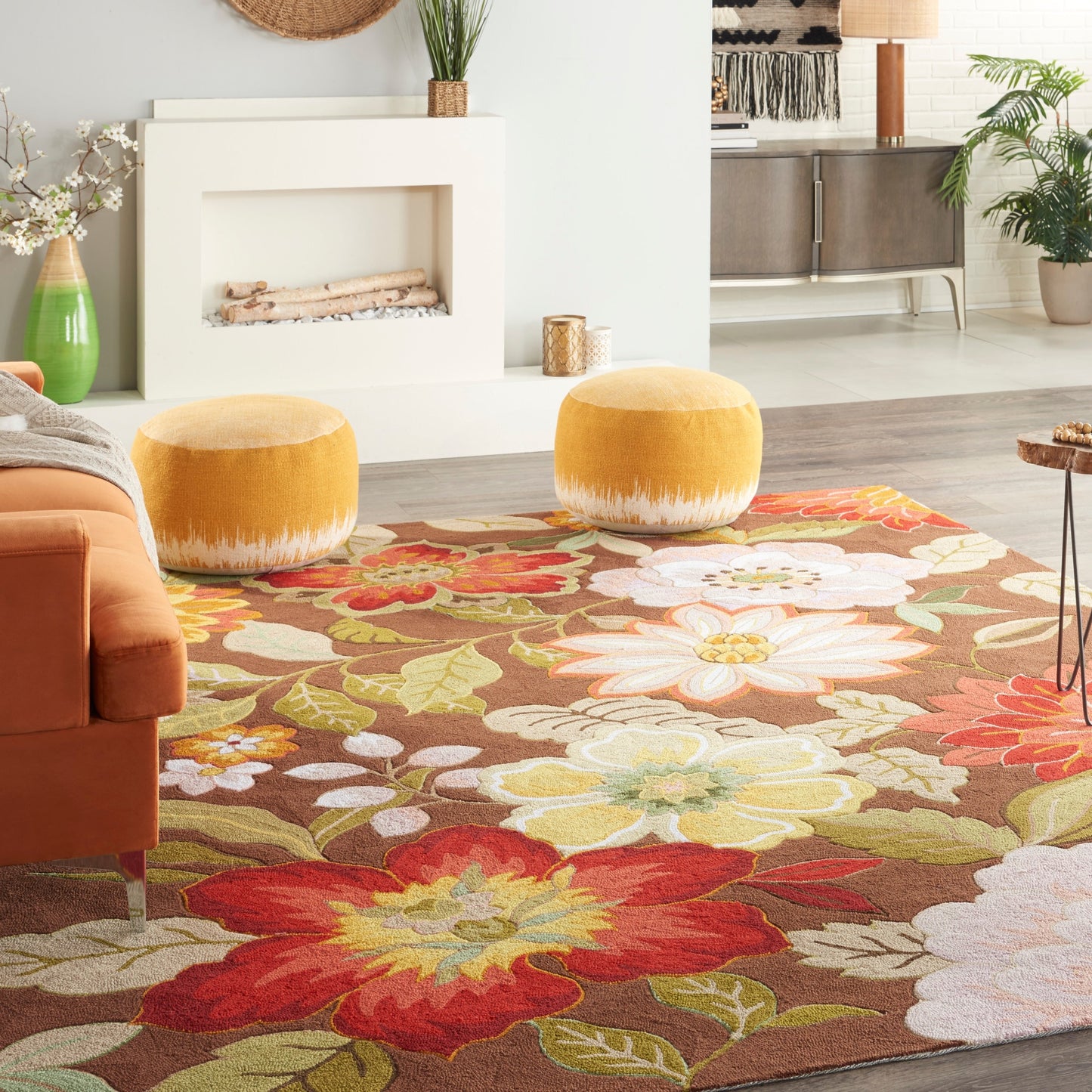 Nourison Fantasy Floral Wildflowers Area Rug