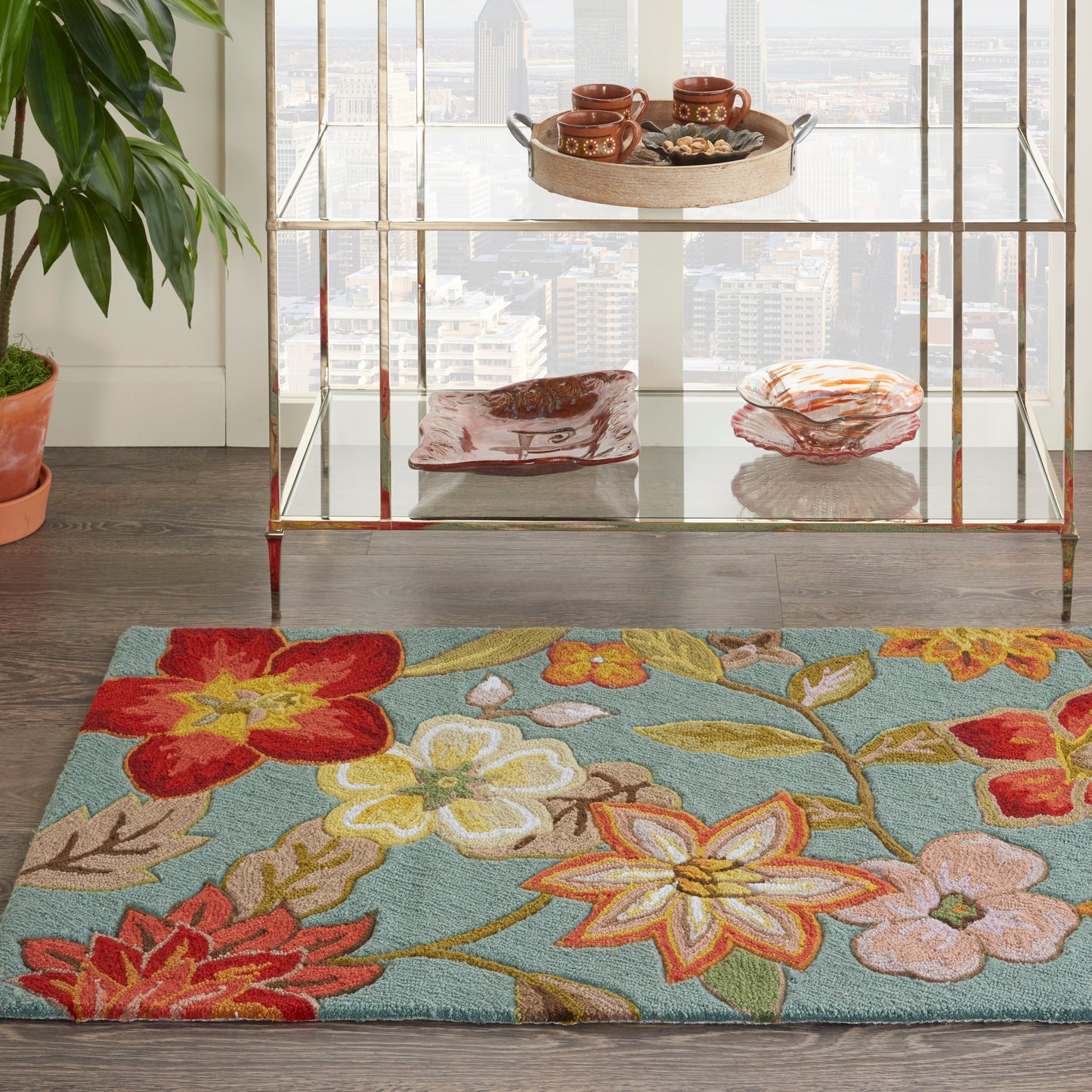 Nourison Fantasy Floral Wildflowers Area Rug