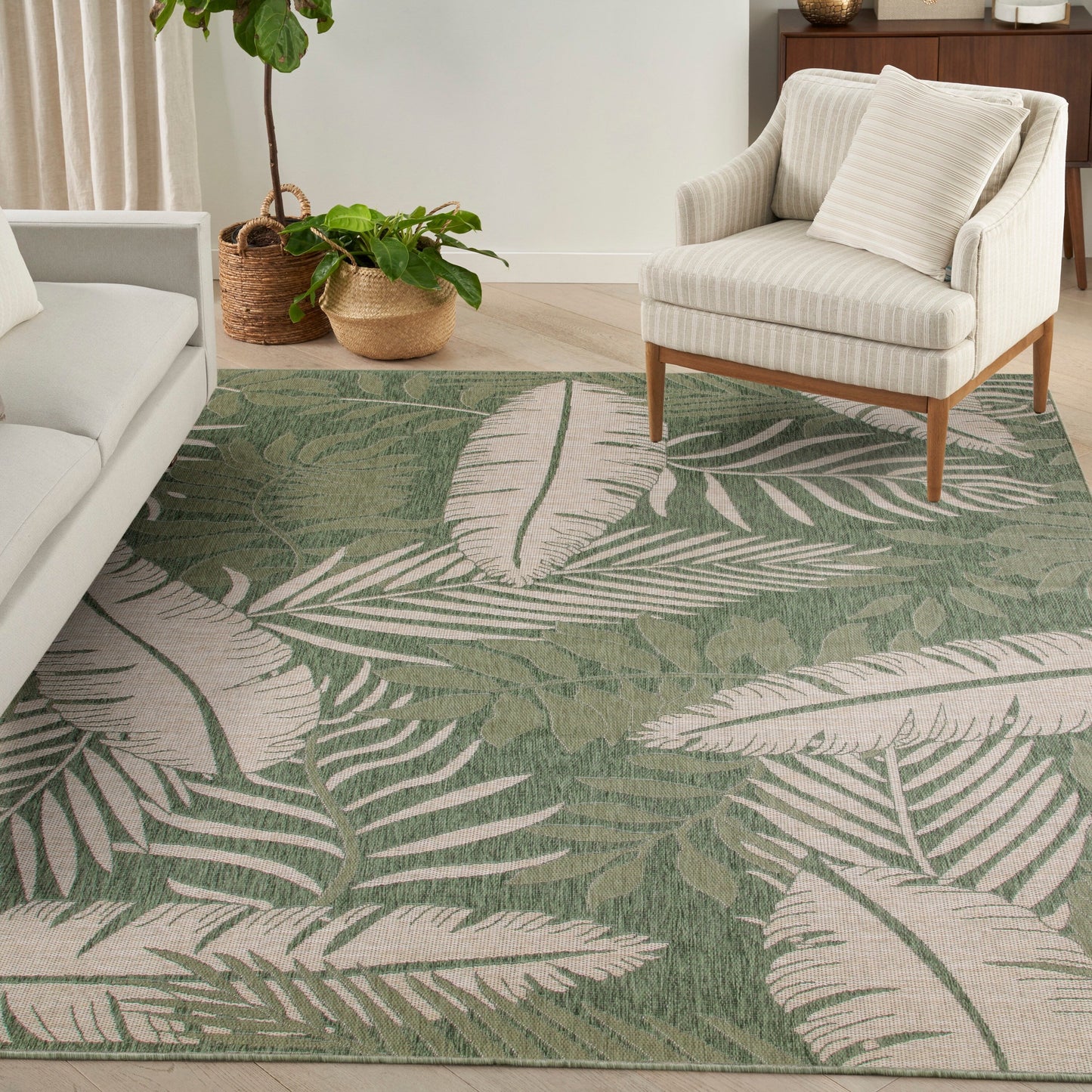 Nourison Garden Oasis Indoor/Outdoor Nature Area Rug