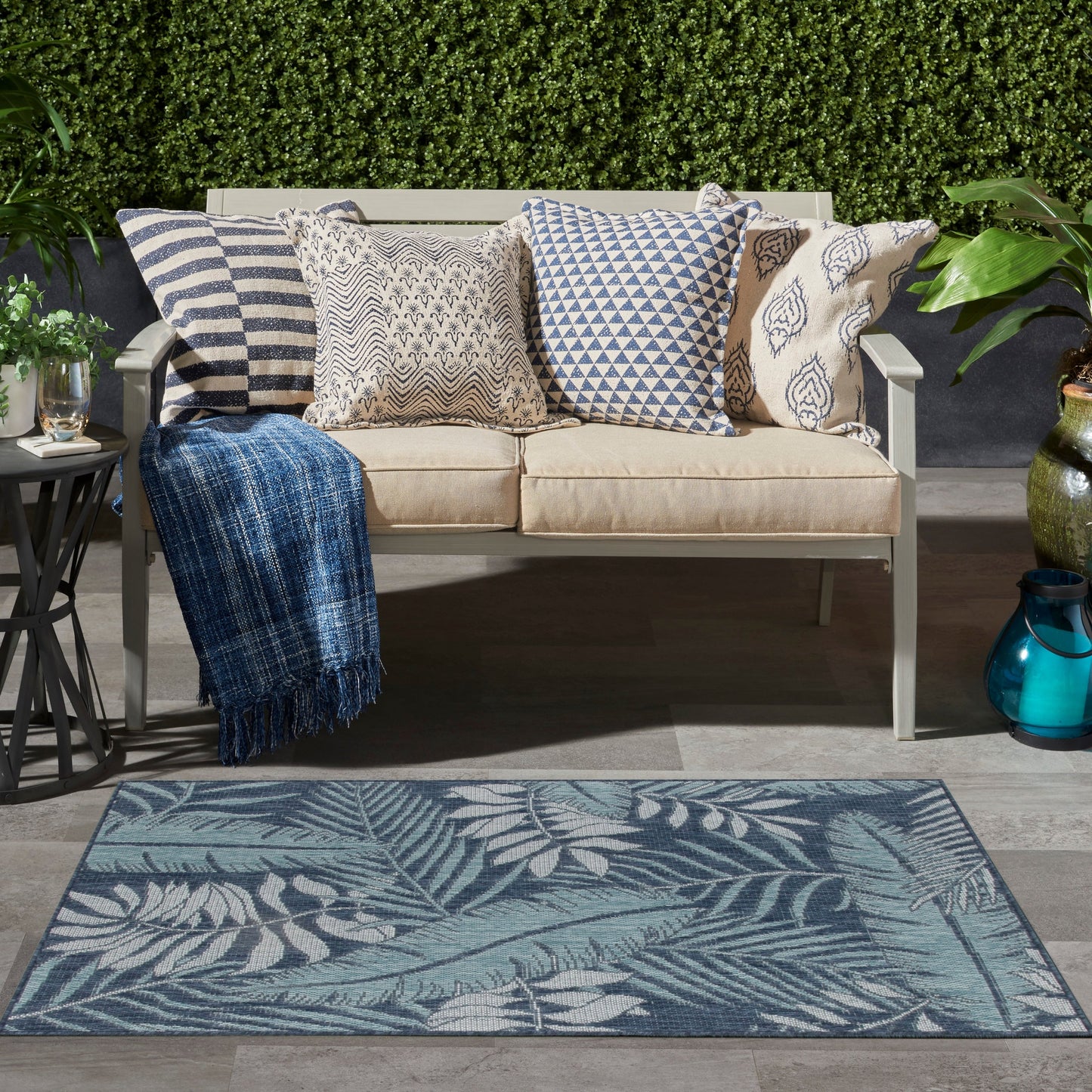 Nourison Garden Oasis Indoor/Outdoor Nature Area Rug