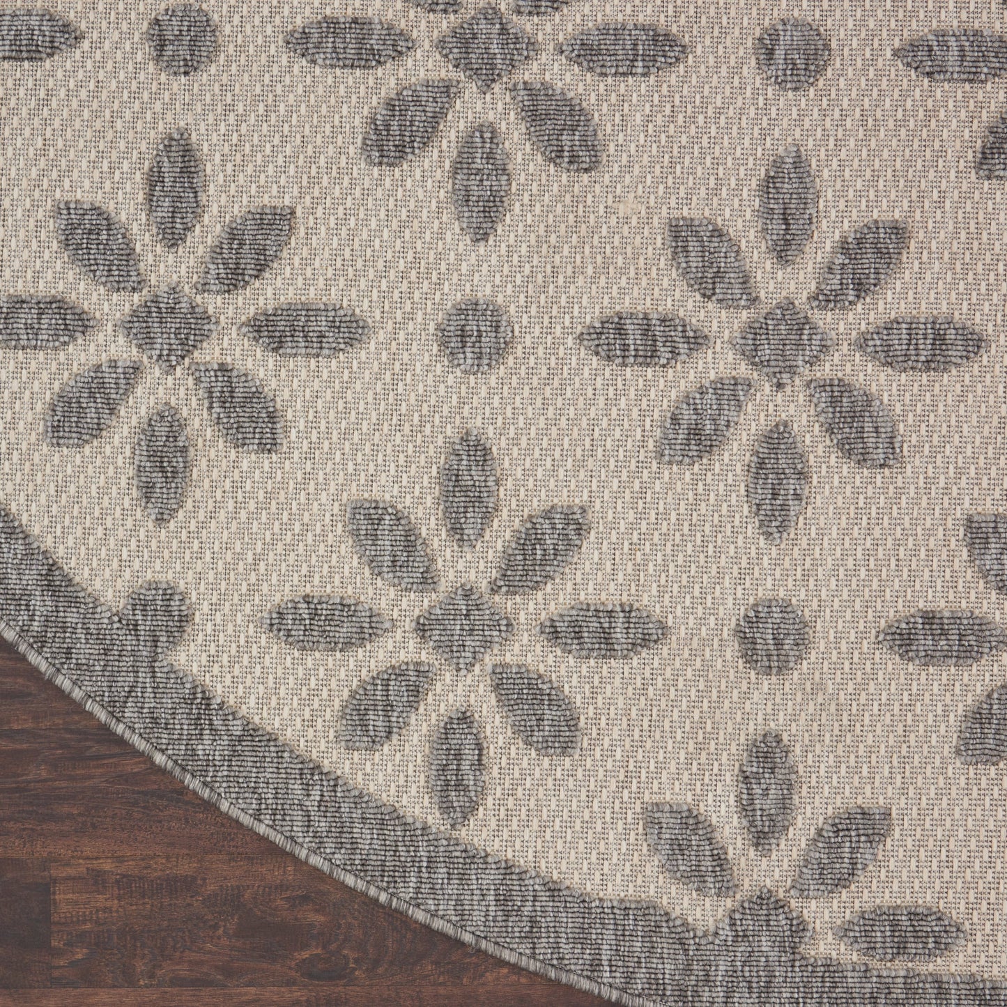 Nourison Palamos Modern Floral Hi Low Geometric Indoor Outdoor Area Rug