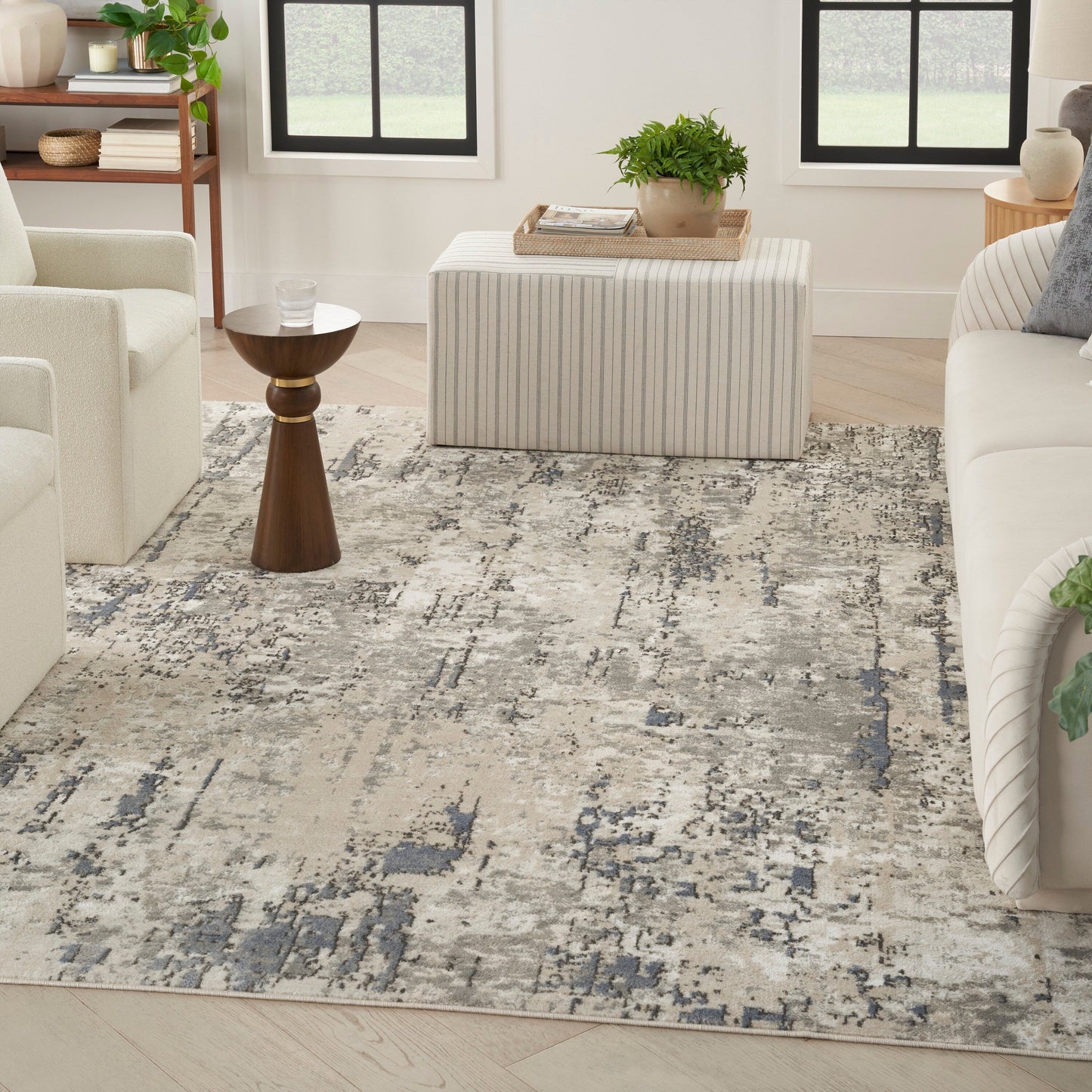 Nourison Quarry Indoor only Abstract Area Rug