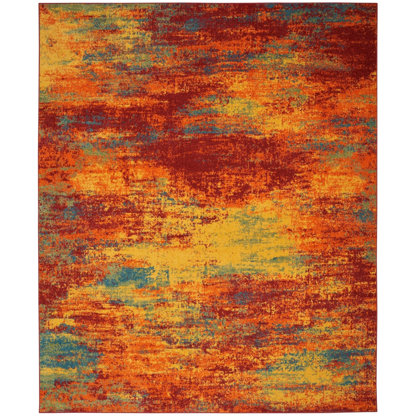 Nourison Sandy Indoor/Outdoor Abstract Area Rug