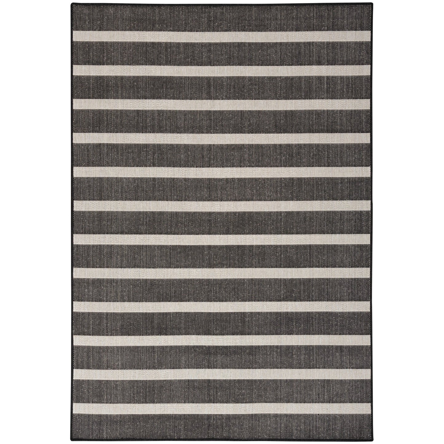 Nourison Selerno Indoor/Outdoor Striped Area Rug.