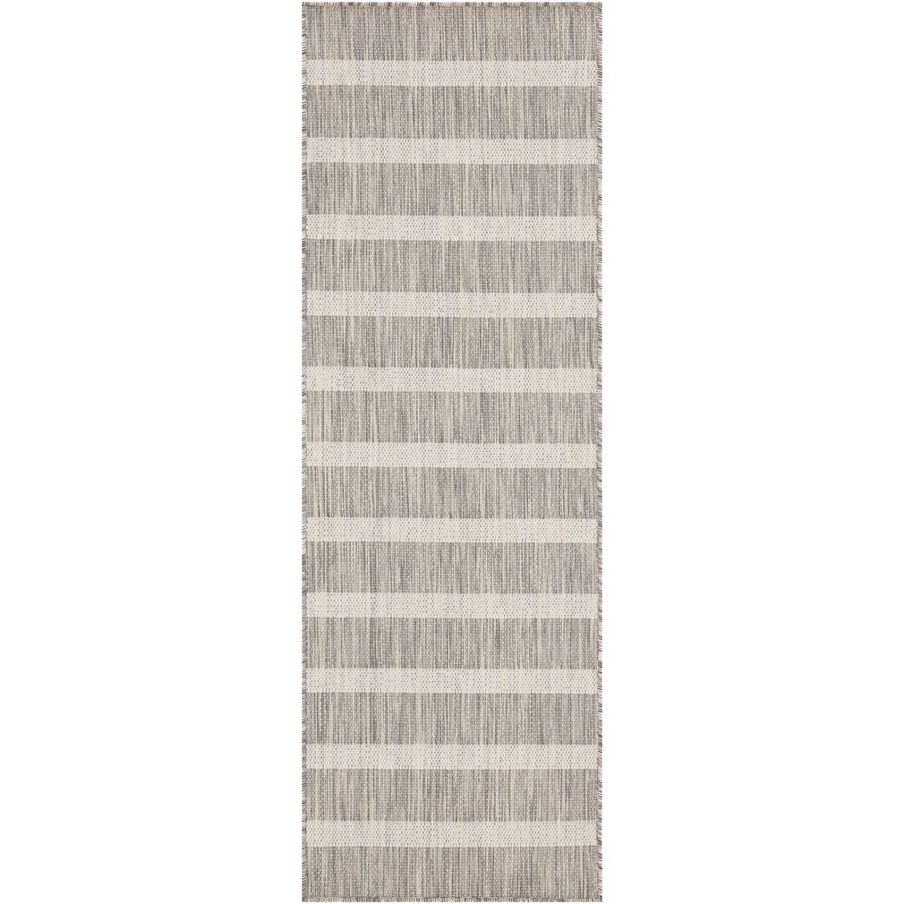 Nourison Selerno Indoor/Outdoor Striped Area Rug.