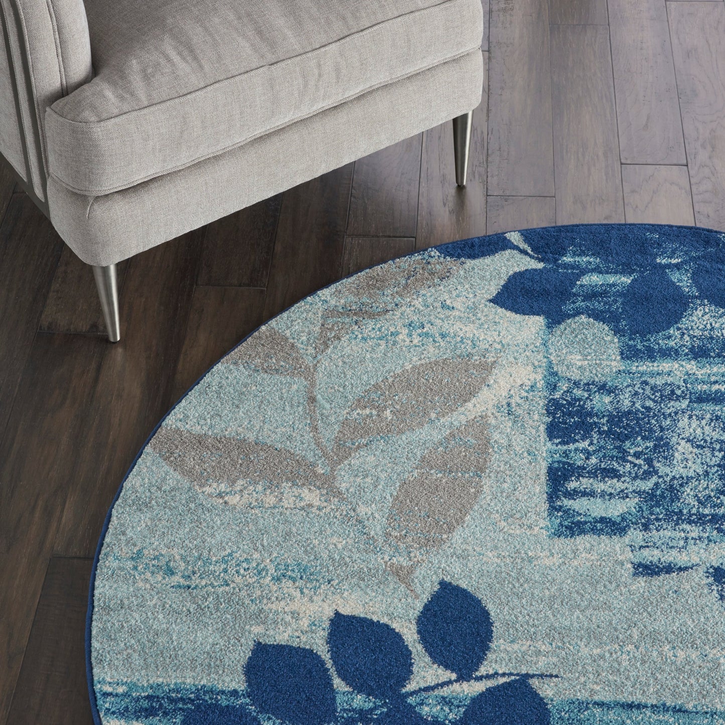 Nourison Tranquil Floral Leaves Area Rug