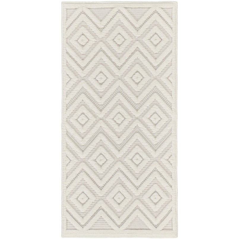 Nourison Versatile Indoor/Outdoor Geometric Flatweave Area Rug