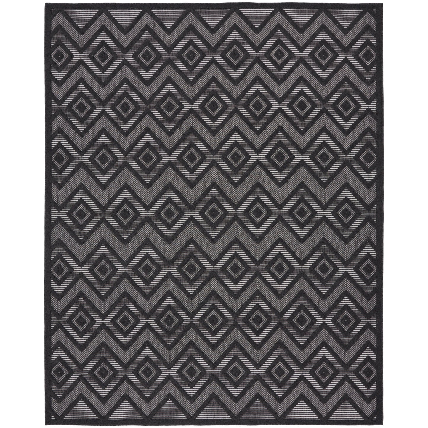 Nourison Versatile Indoor/Outdoor Geometric Flatweave Area Rug